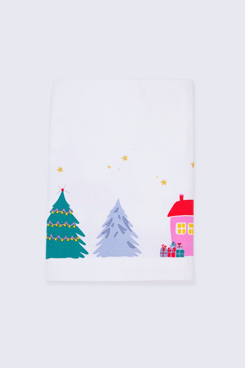 Table Runner 40 x 180 cm, White Combo