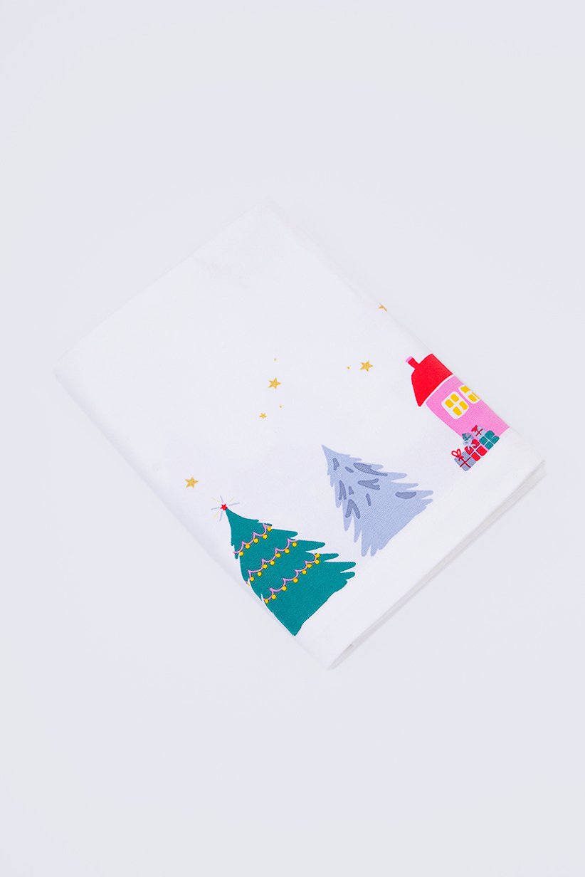 Table Runner 40 x 180 cm, White Combo