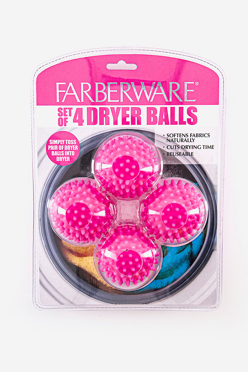 4 Pcs Dryer Balls, Pink