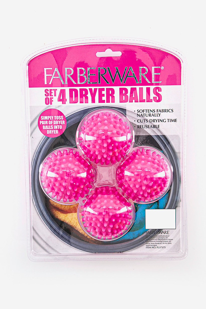 4 Pcs Dryer Balls, Pink