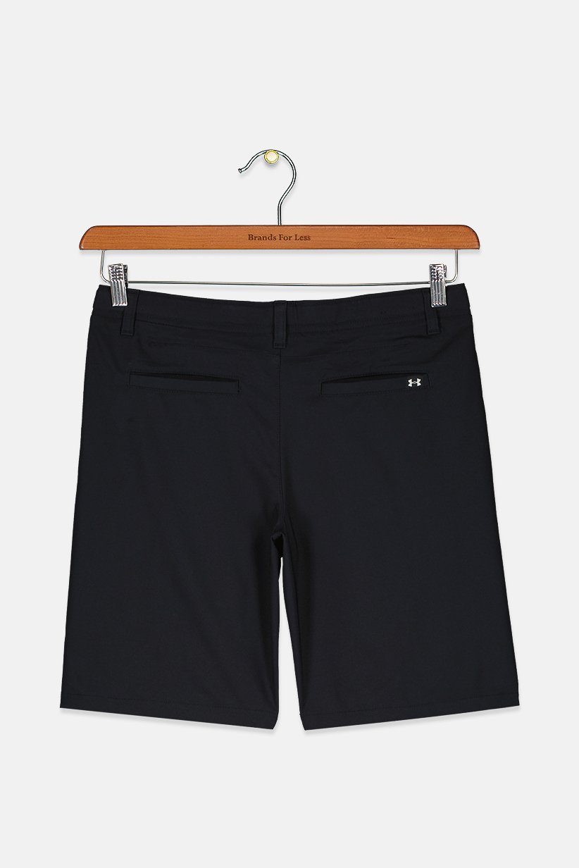 Kids Boy Pull On Golf Shorts, Black