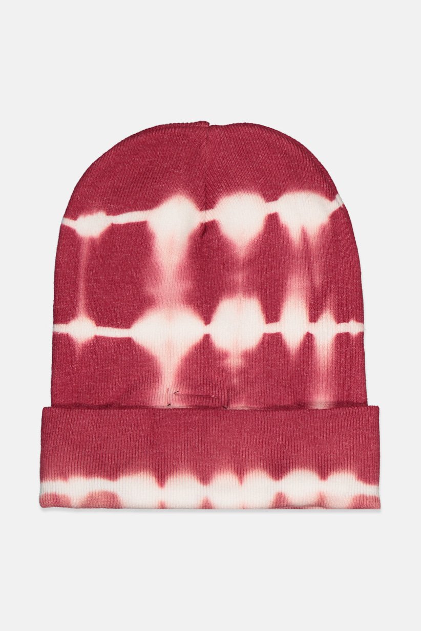 Women Tie Dye Beanie, Maroon