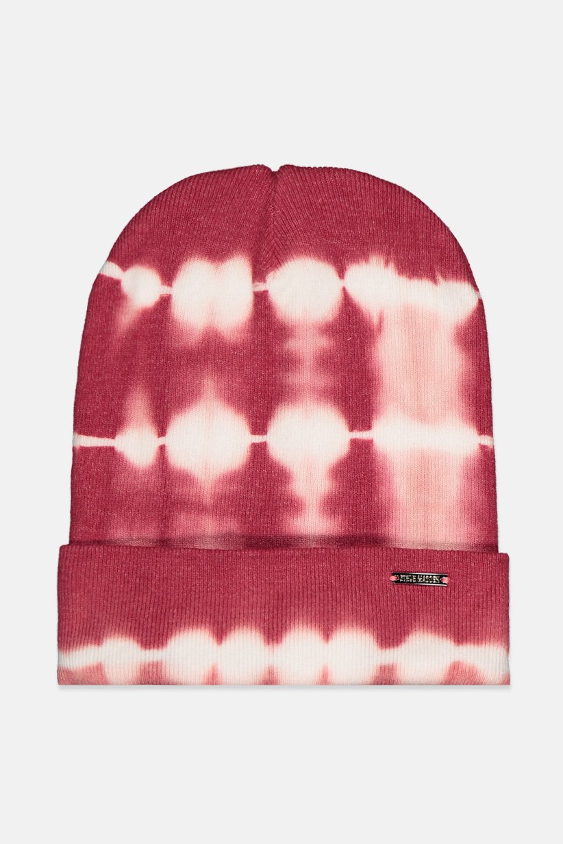 Women Tie Dye Beanie, Maroon