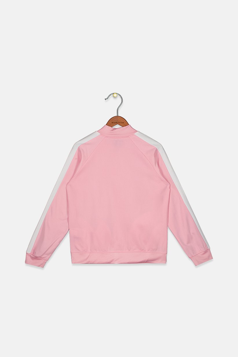 Kids Girl Full Zip Long Sleeves Jacket, Pink