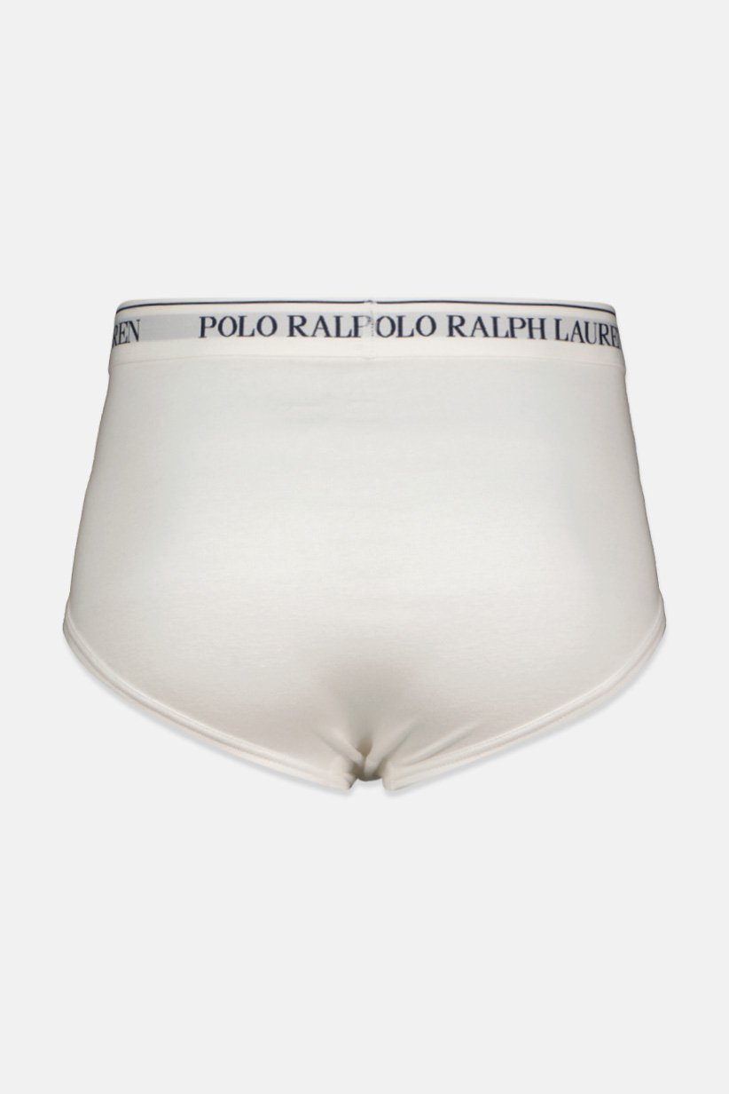 Polo Ralph Lauren Men 4 Pieces Brand Logo Brief, White