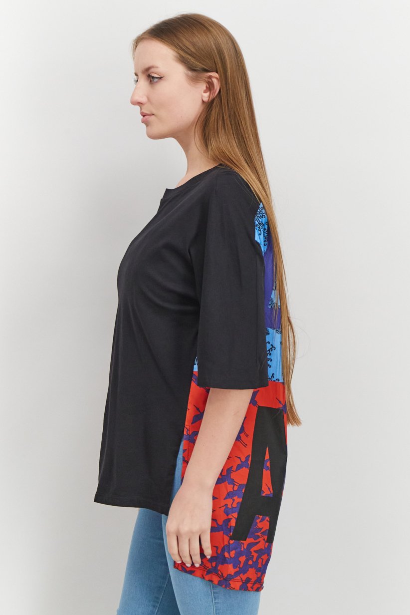 Buy Armani AX Armani Exchange Women Crew Neck Short Sleeve Graphic ...