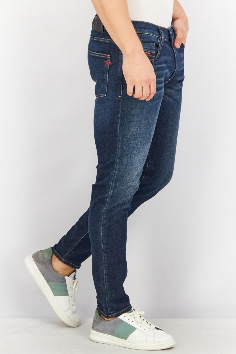 Buy Diesel Men D-Strukt Slim Fit Stretchable Denim Jeans, Blue Online ...