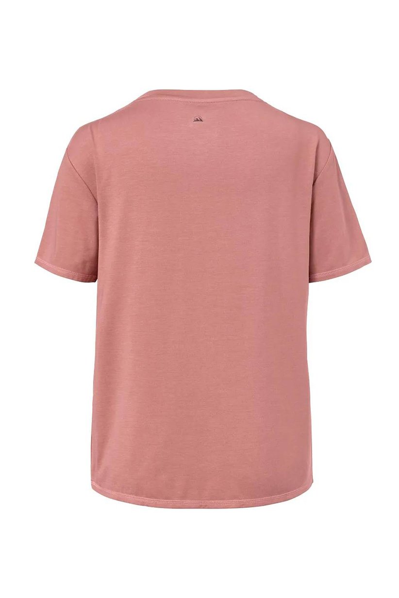 Women Plain Short Sleeve Sport Top, Rose