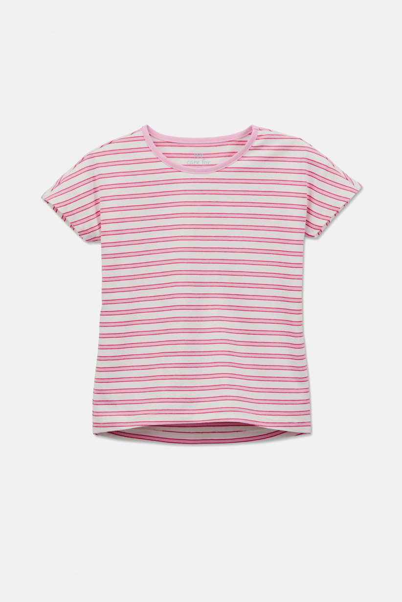Toddler Girls 2 Pairs Printed Top And Short Pajama Set, Pink