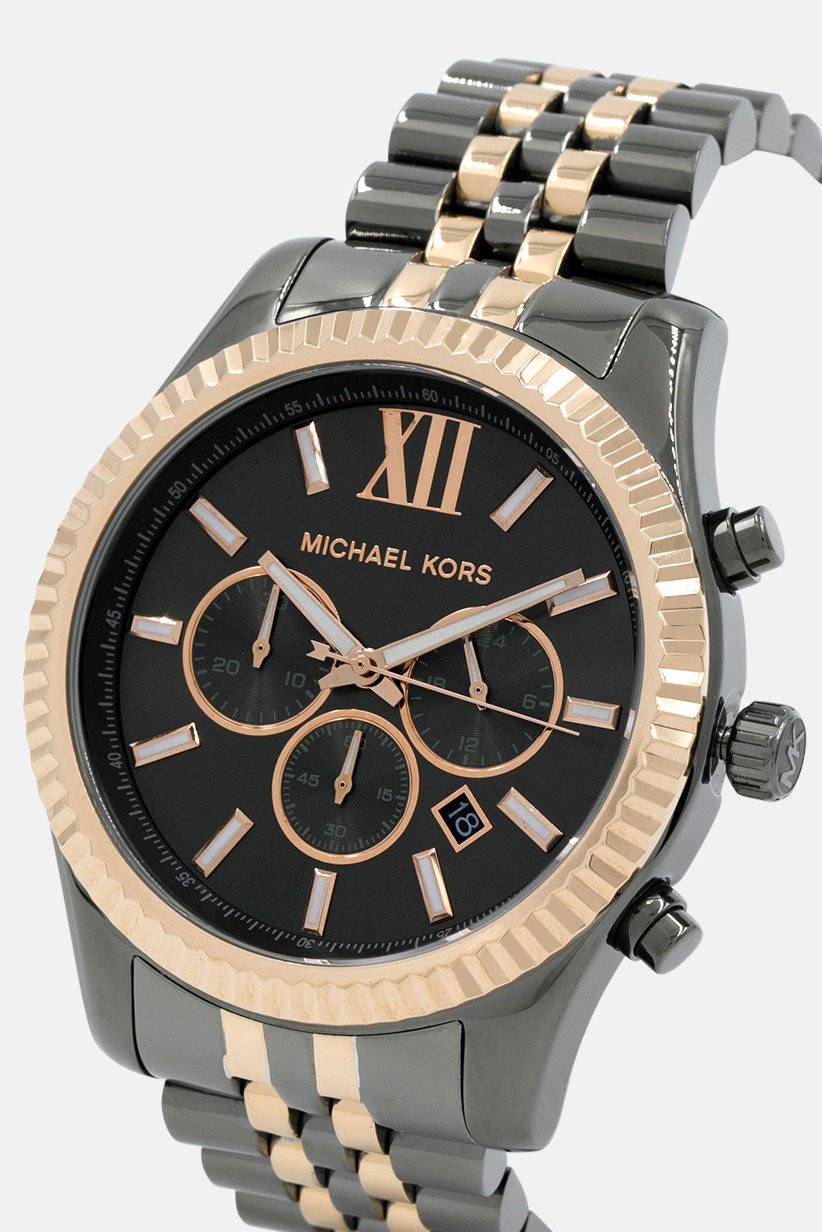 Buy Michael Kors Men MK8561 Lexington Two,Tone Chronograph Analog Watch ...