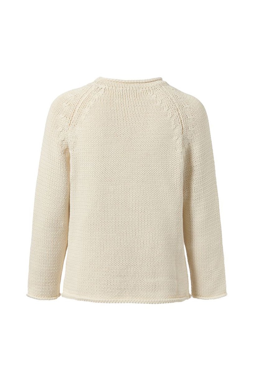 Women Textured Long Sleeve Sweater, Beige