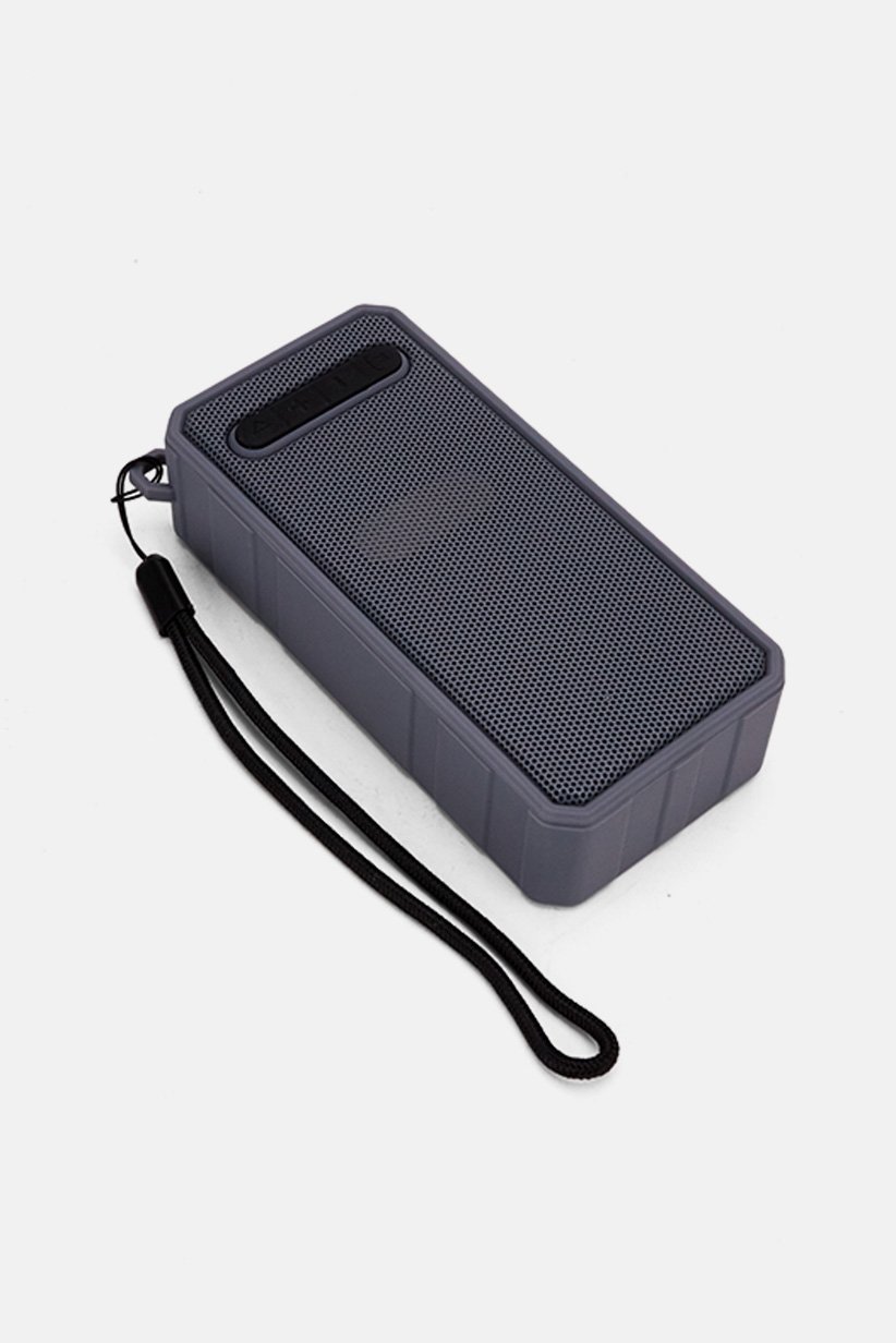 Buy SoundBound Small Rugged Grill Rectangular Bluetooth Speaker, Grey ...