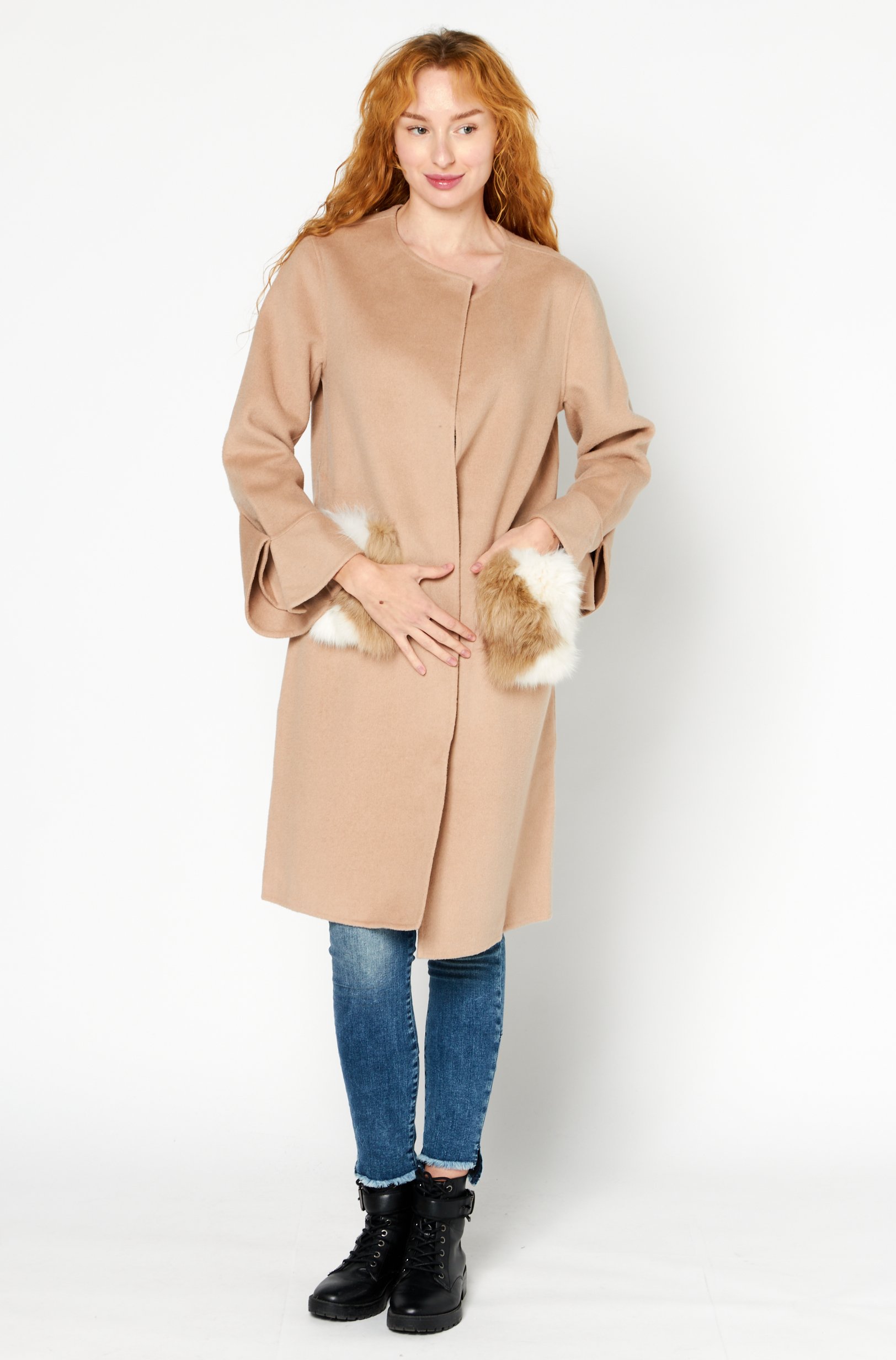Buy Vero Moda Women Regular Fit Textured Trench Coat, Tan Online ...