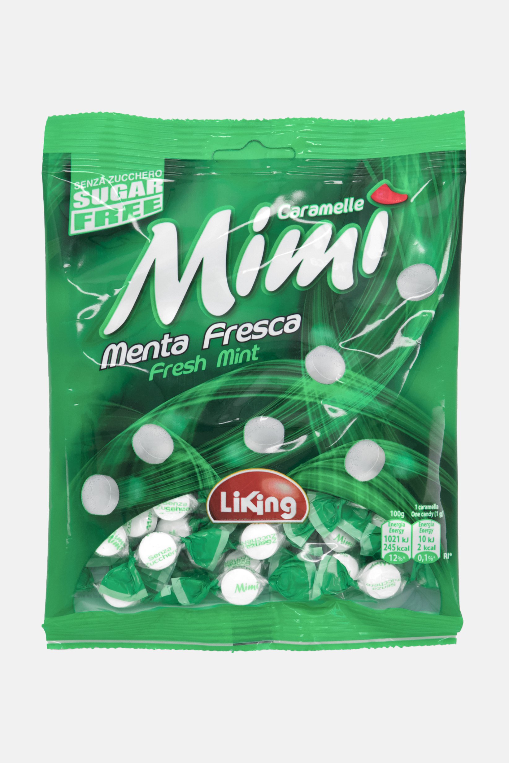 Buy Liking Caramelle Mimi Fresh Mint Sugar Free Candies, 50 g Online ...