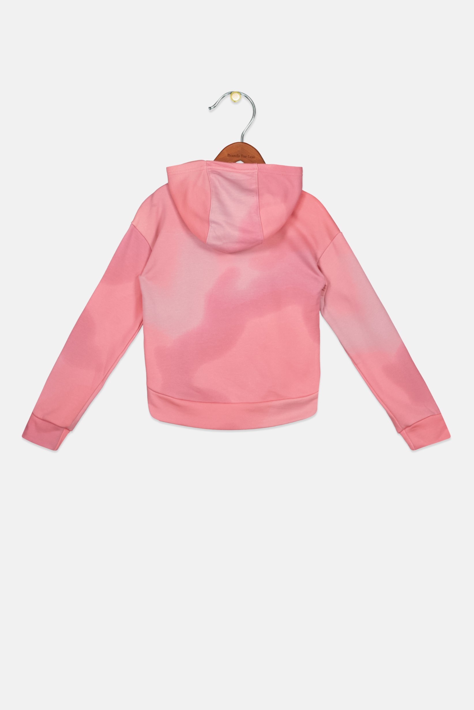 Kids Girl Sportswear Fit Brand logo Outdoor Sweatshirt, Pink