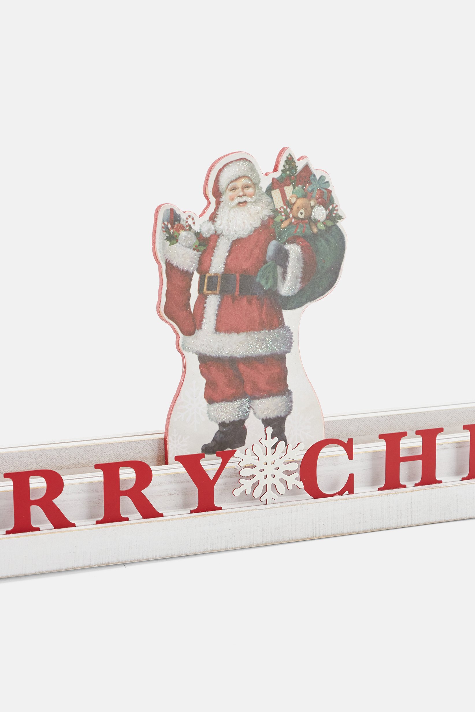 Merry Christmas Photo Card Holder, Red