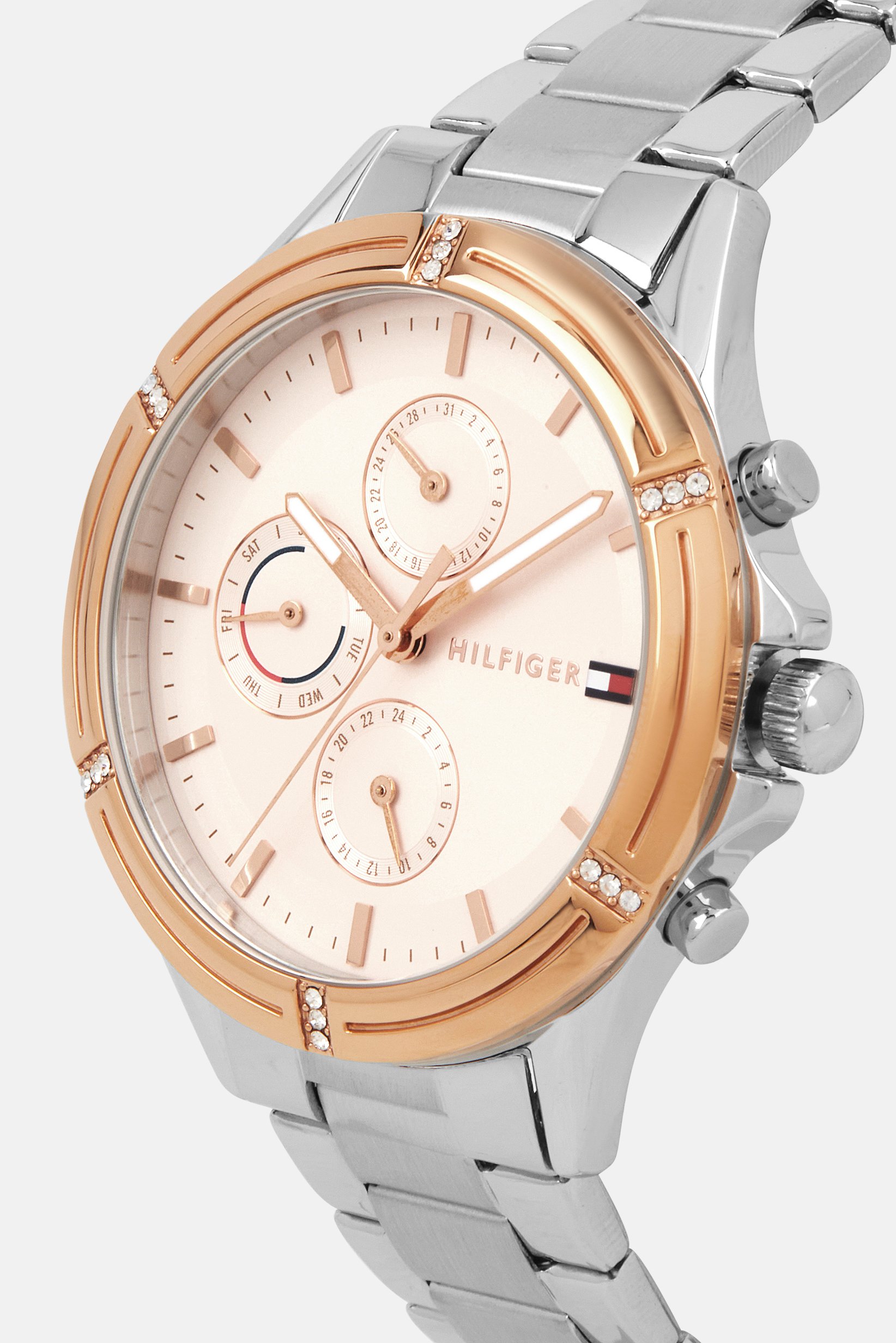Buy Tommy Hilfiger Women 1782503 Stainless Steel Watch, 30mm, Silver ...