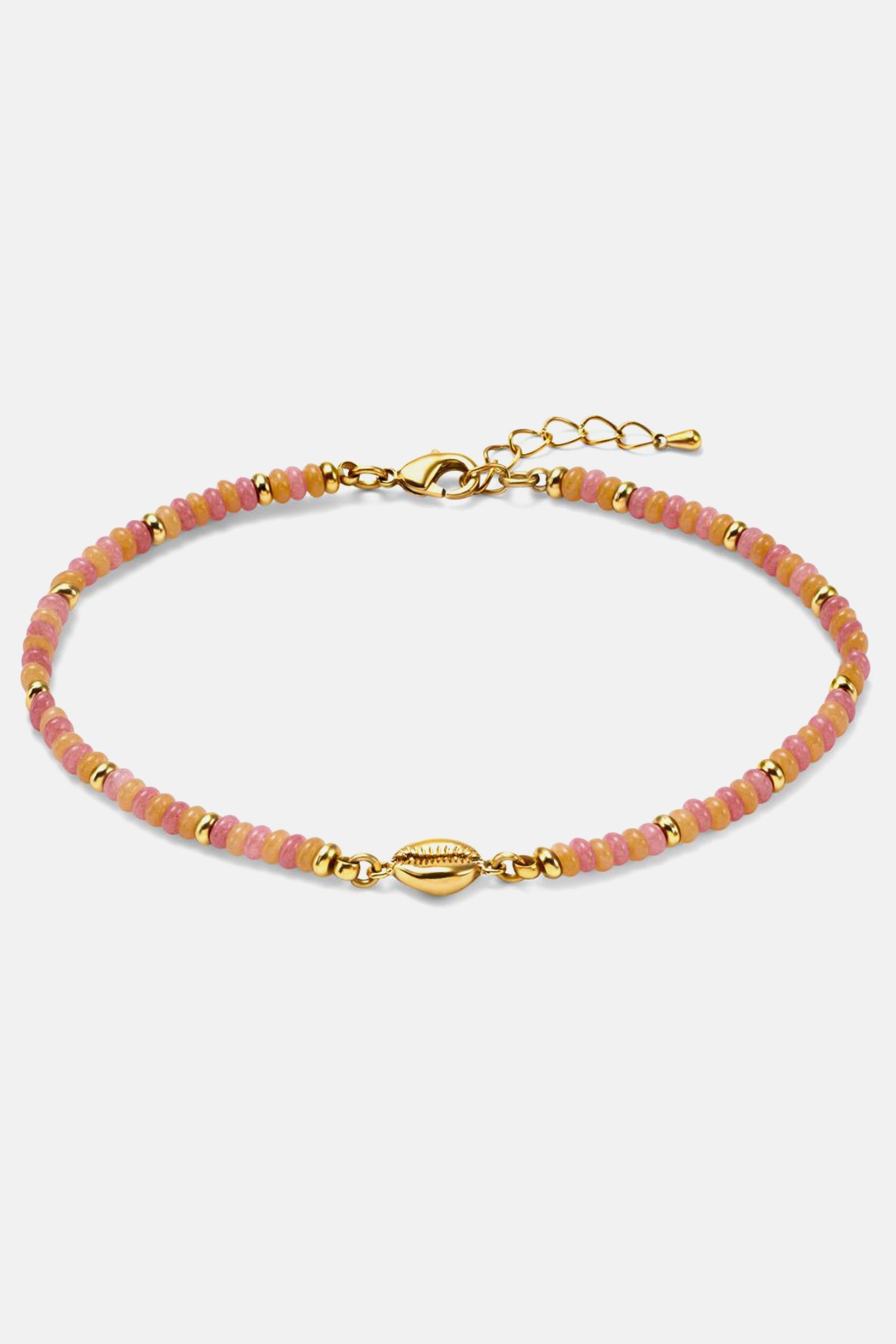 Women Anklet Chain, Yellow Combo