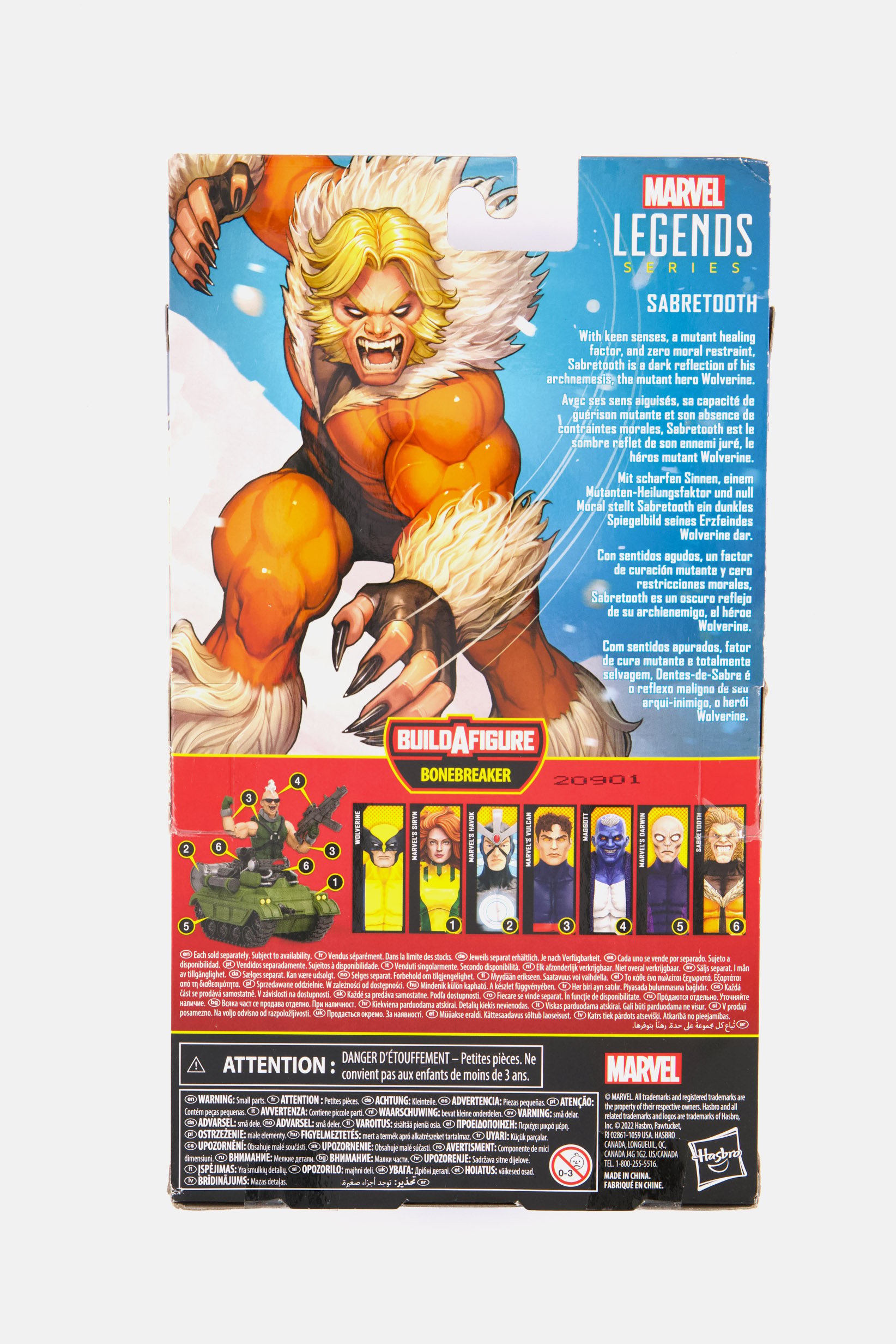 Buy X-Men Legends Series Sabretooth Action Figure, Orange Combo Online ...