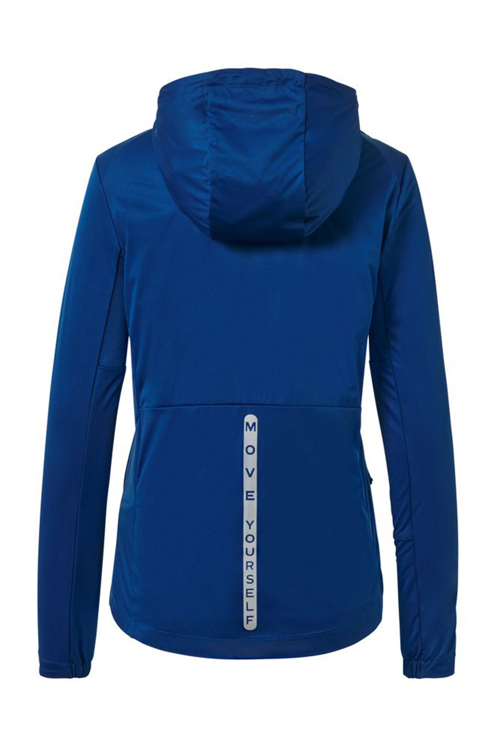 Women Sportswear Fit  Plain Running Jacket, Blue