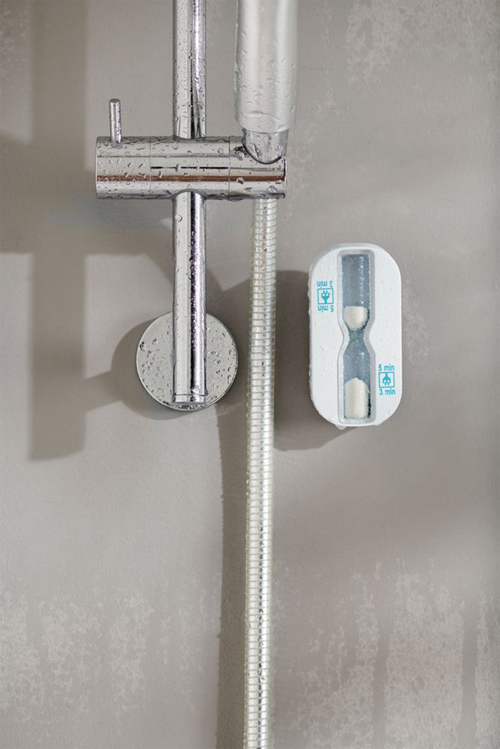 Shower Hourglass, White