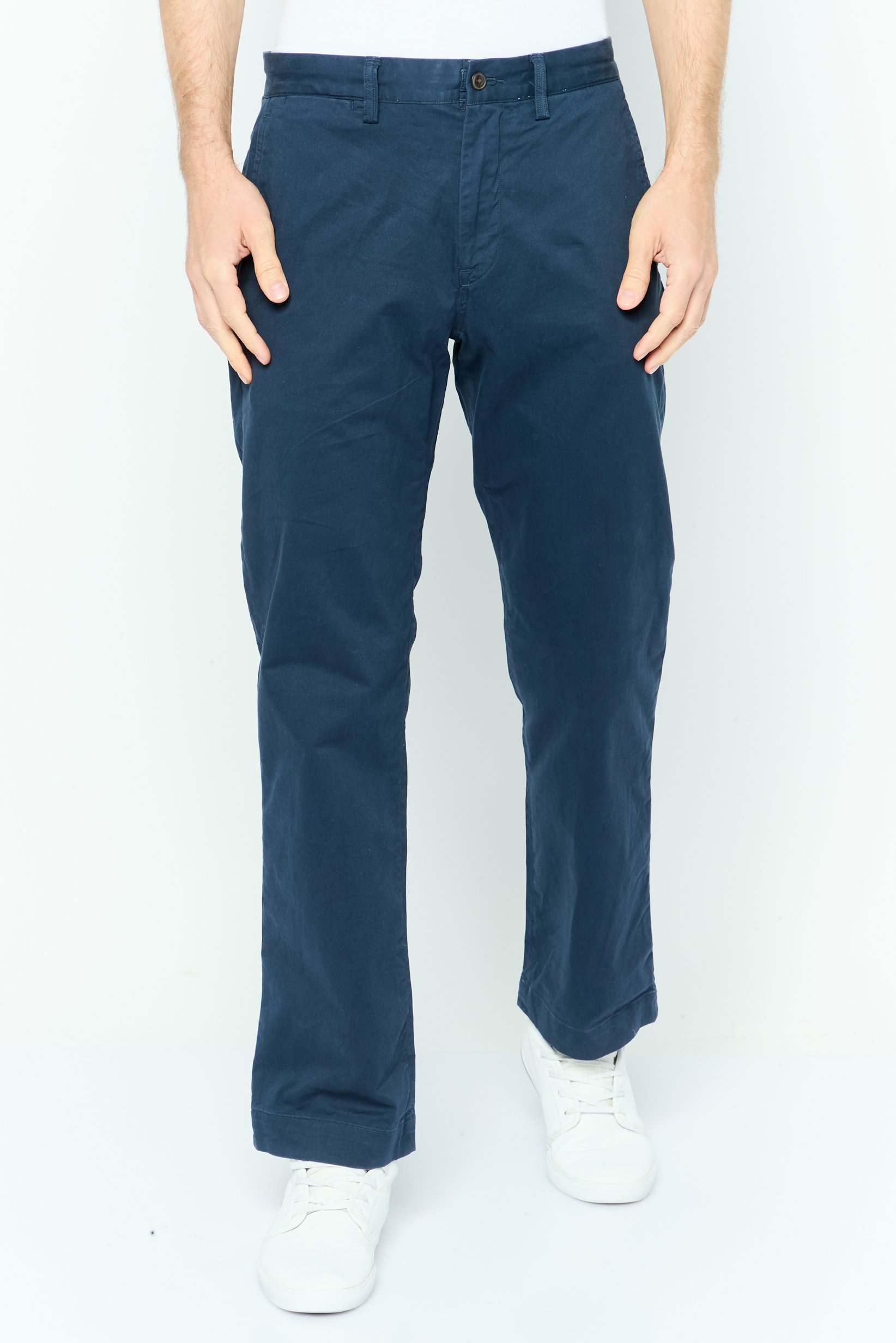 Polo Ralph Lauren Men Stretch Classic Fit Solid Chino Pants, Navy Blue