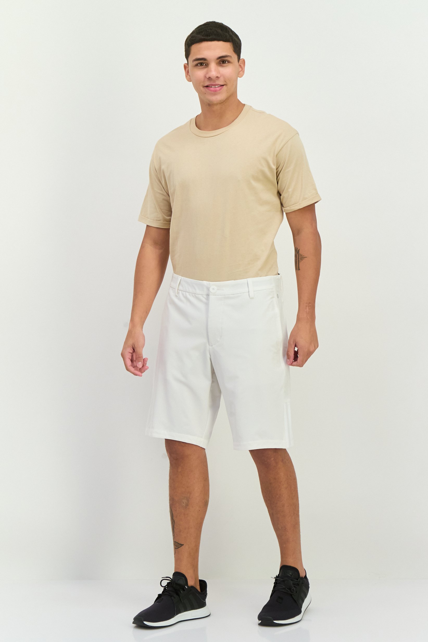 Men Sportswear Fit Golf Shorts, White