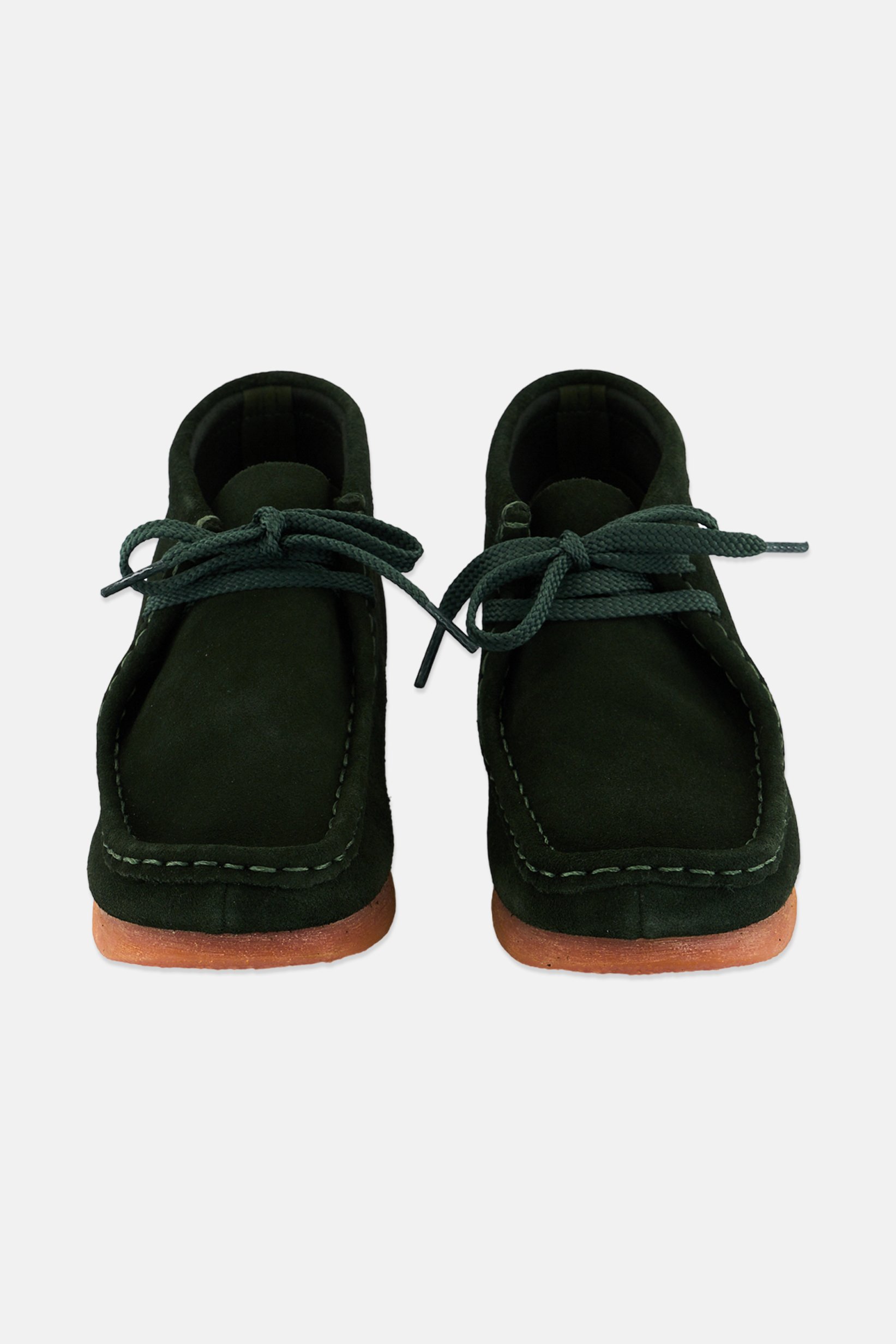 Kids Boy  Wallabee Lace Up Ankle Boots, Green