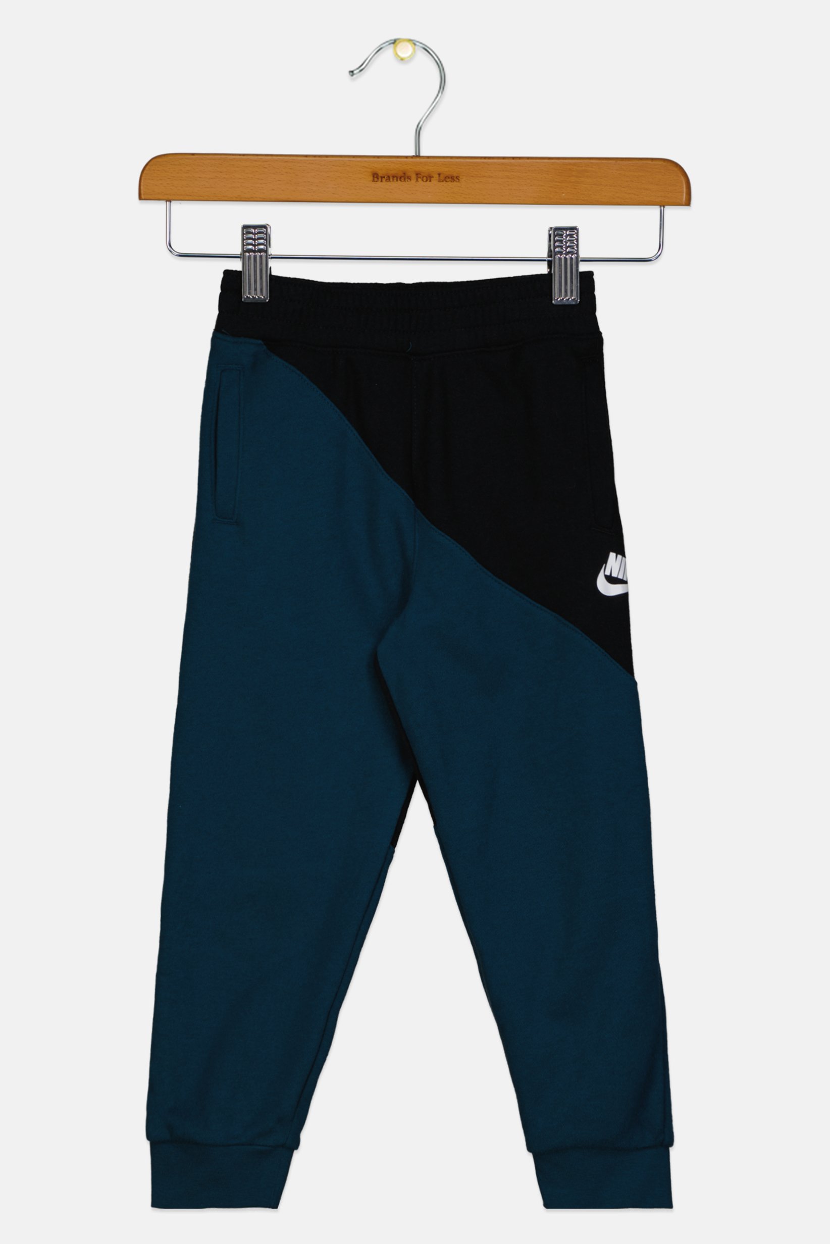 Toddlers Boy Brand Logo Outdoor Sweatpants, Black