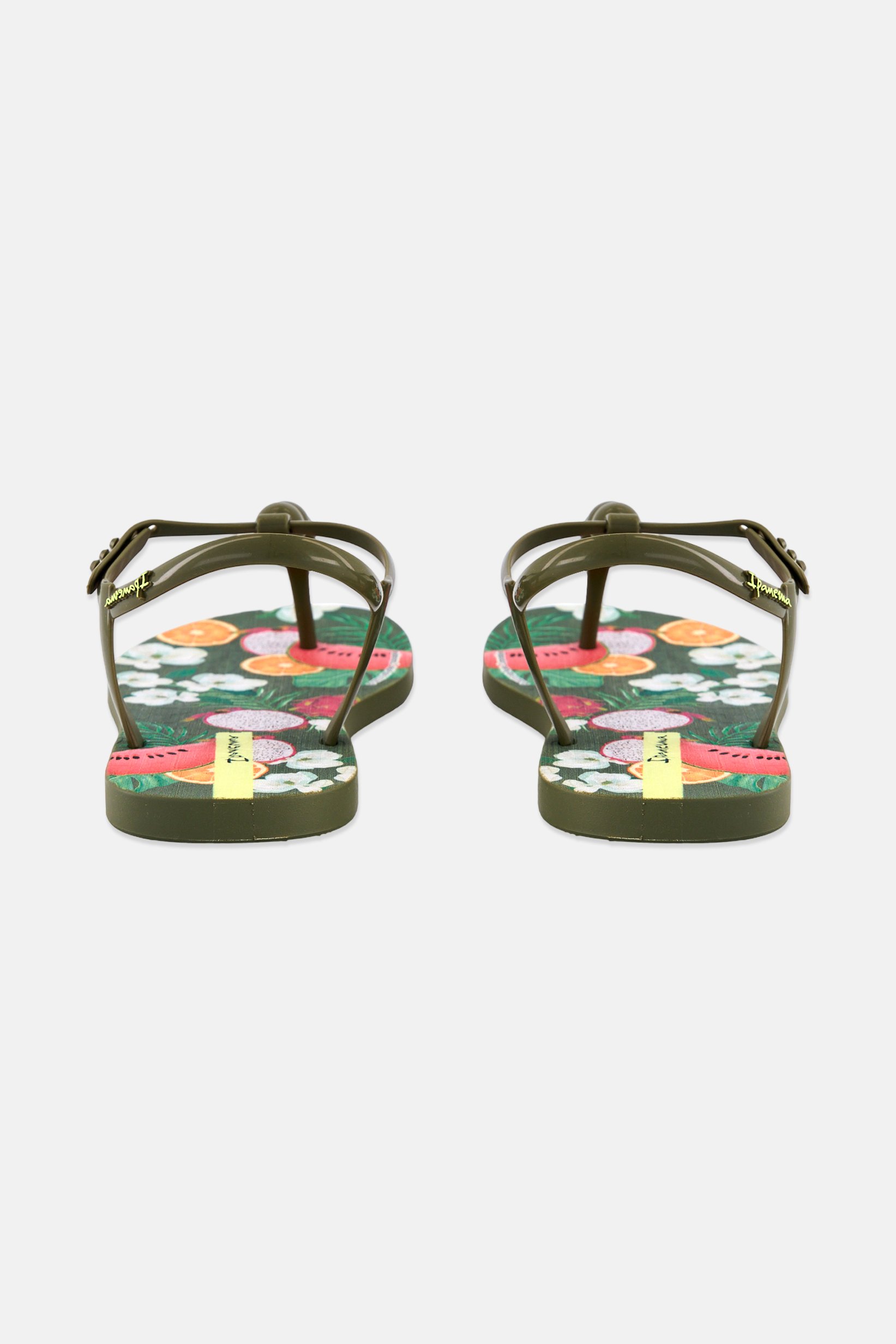 Women Class Frida Kahlo Snap Closure Sandal, olive Combo