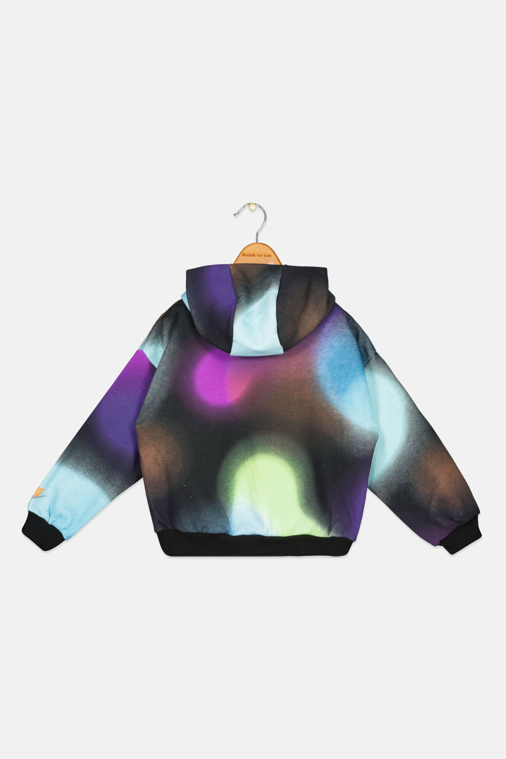 Kids Boy Brand Logo Outdoor Sweatshirts, Black Combo