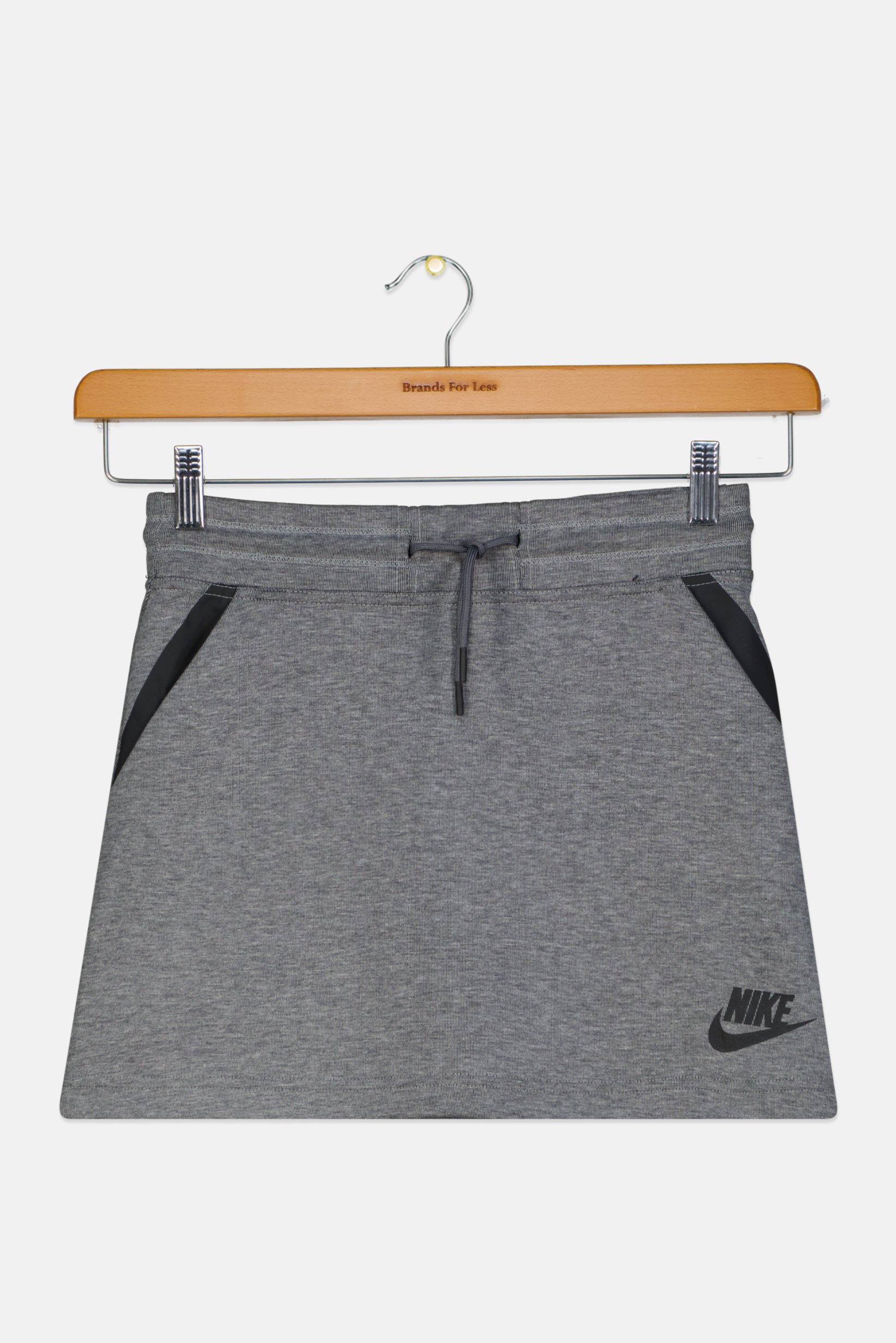 Kids Girls Brand Logo Outdoor Skirts, Grey