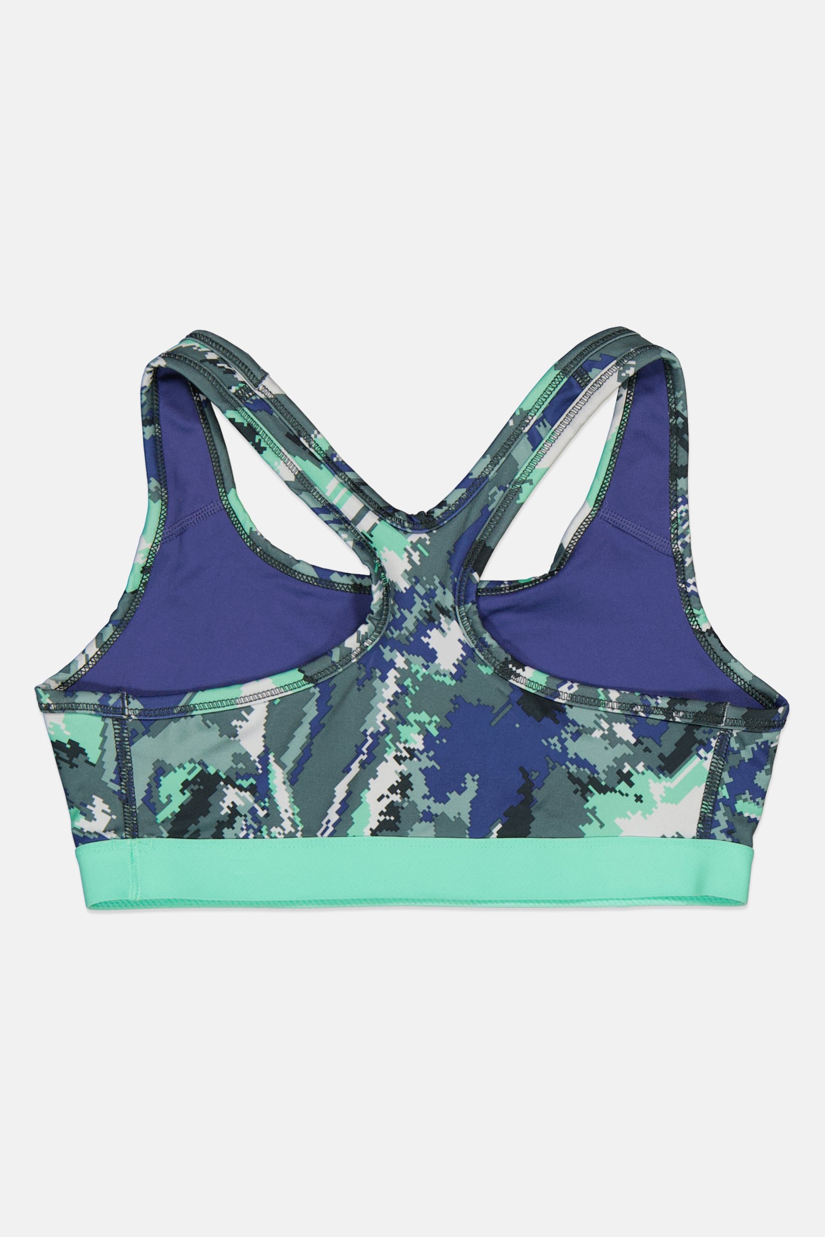 Kids Girl Sportswear Fit Brand Logo Training Bra, Spring Green