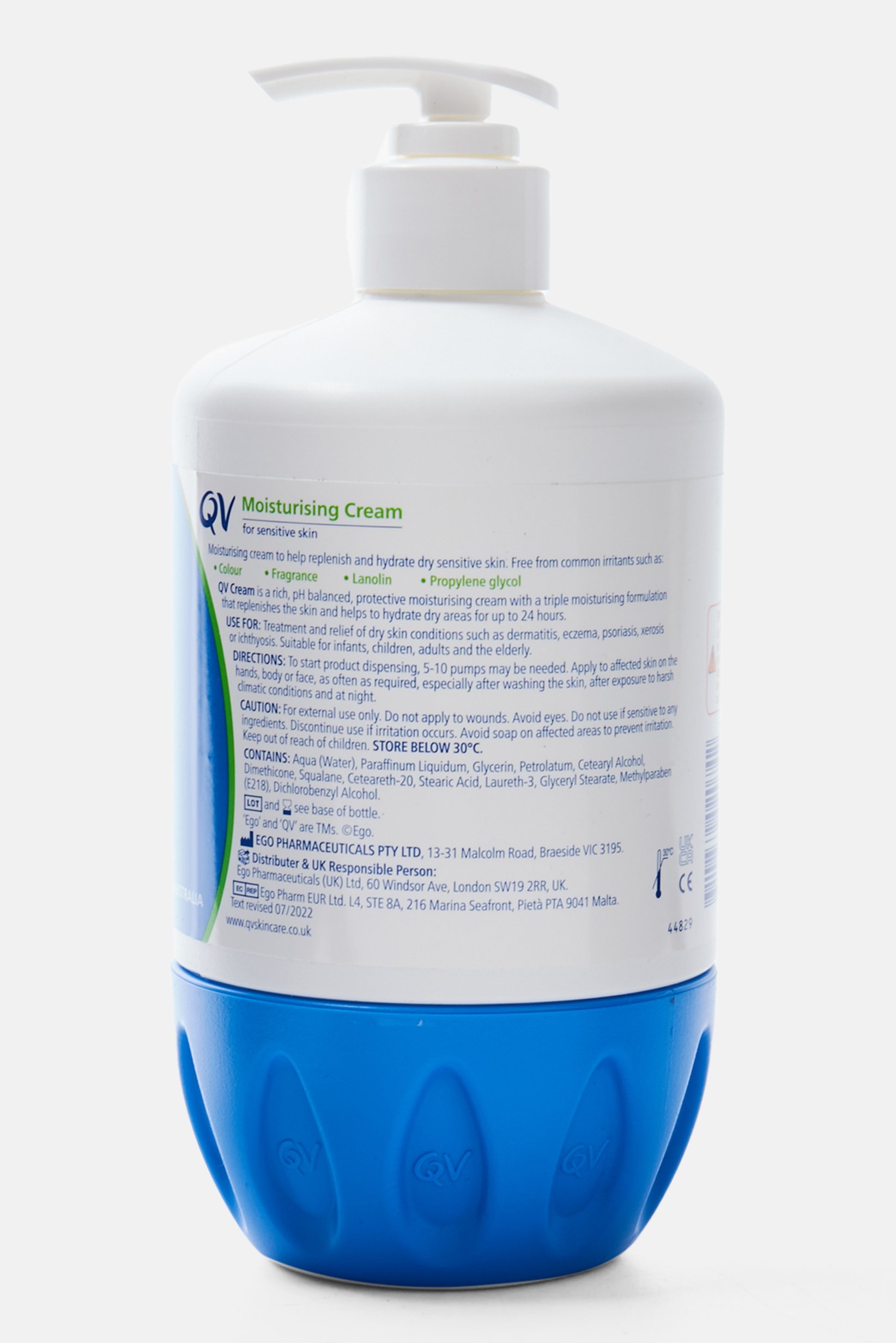 Moisturising Cream For Sensitive Skin, 500g