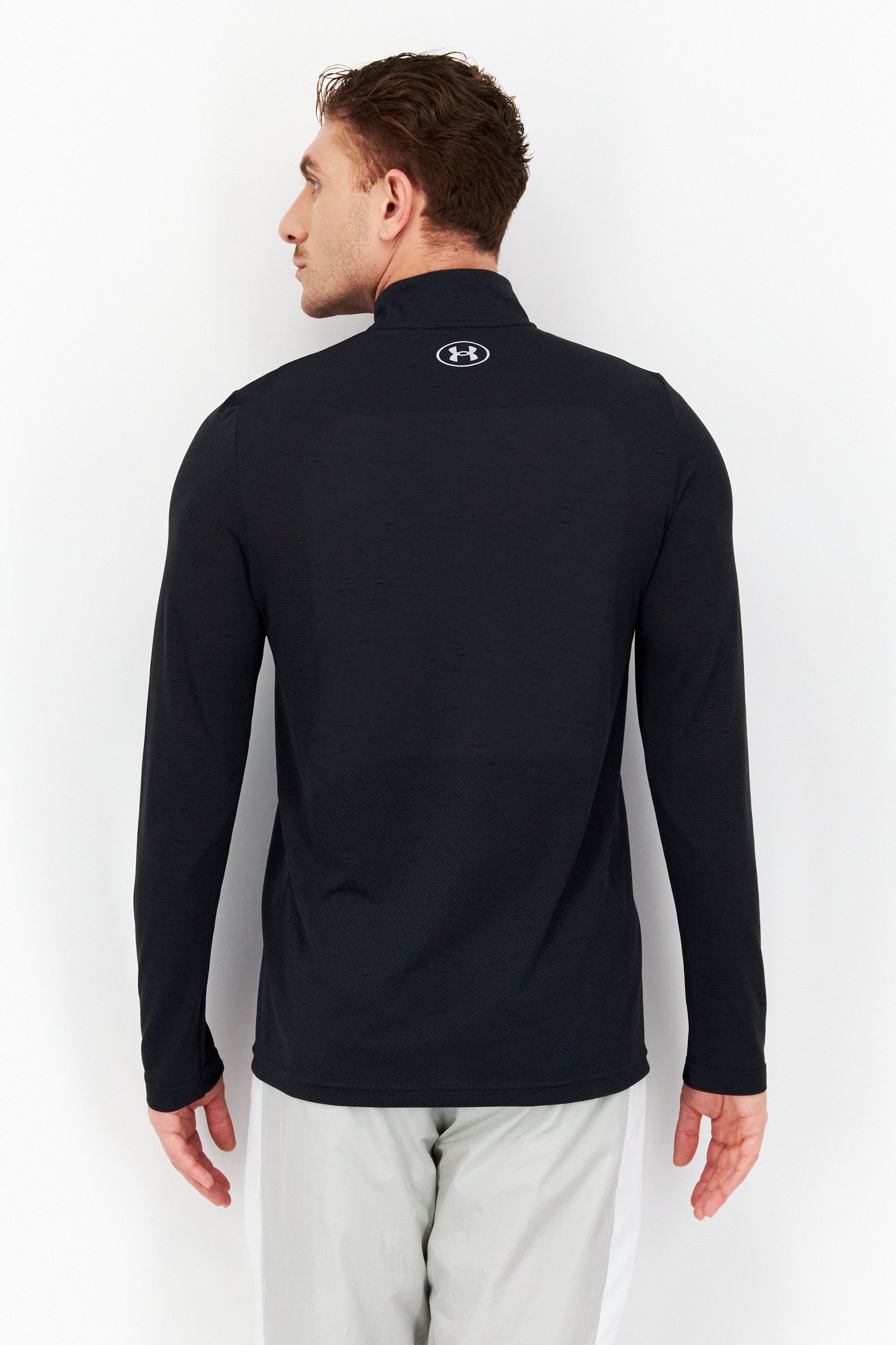 Men Sportswear Fit Long Sleeves Training Sweatshirts, Black