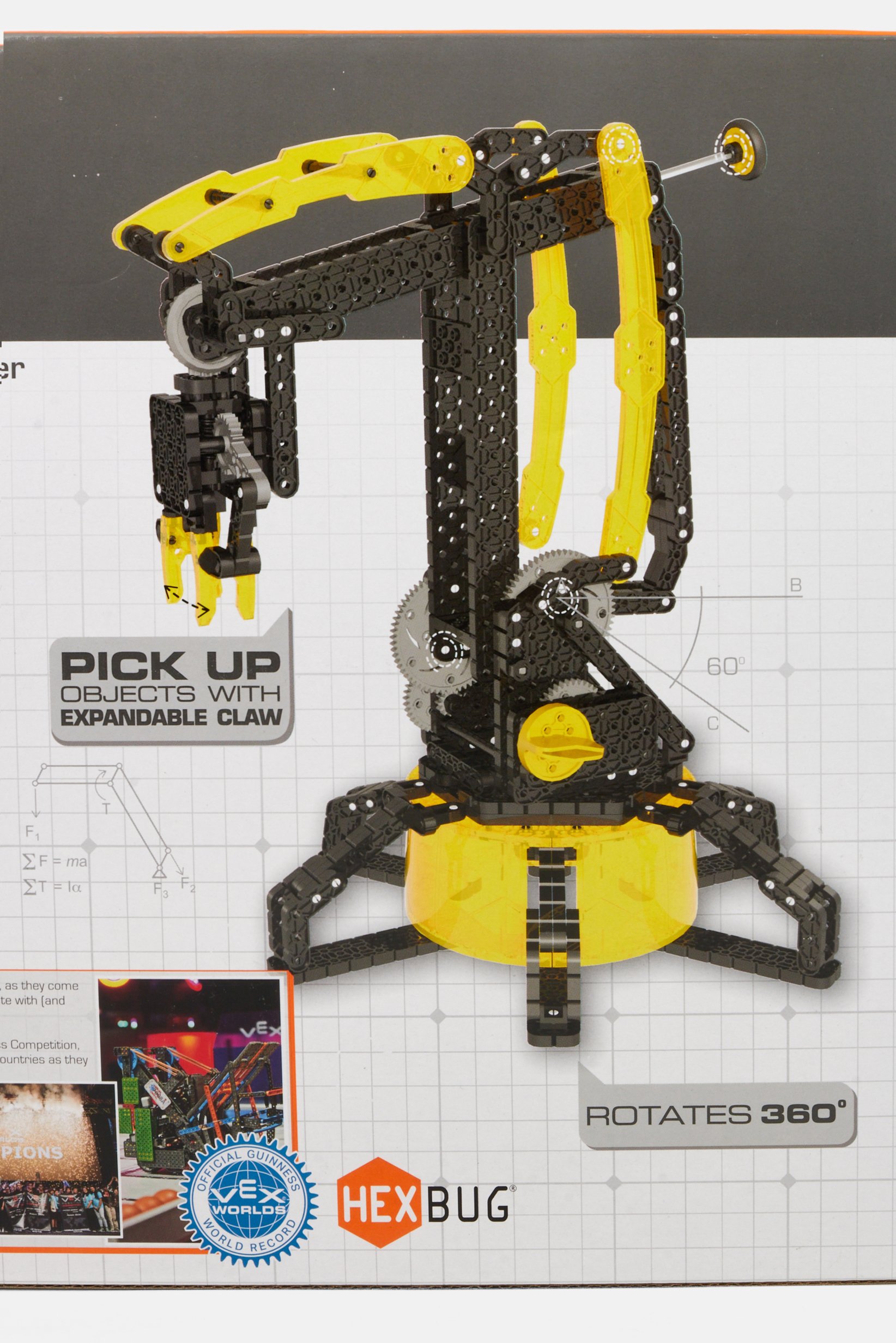 Buy Hexbug Vex Robotics Robotic Arm, Yellow,Grey Online | Brands For Less