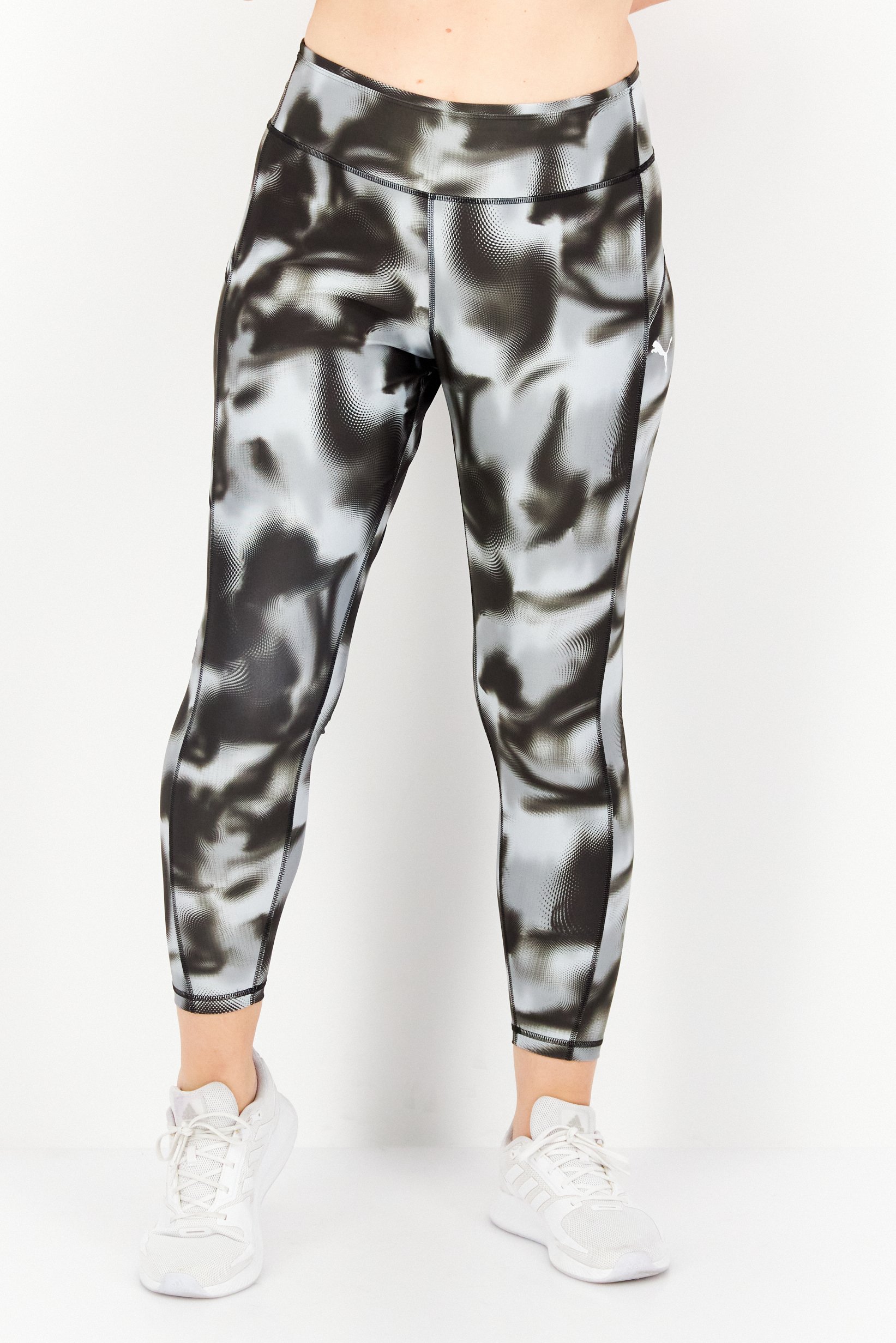 Women Sportswear Fit Pull On Training Tights, Multicolor