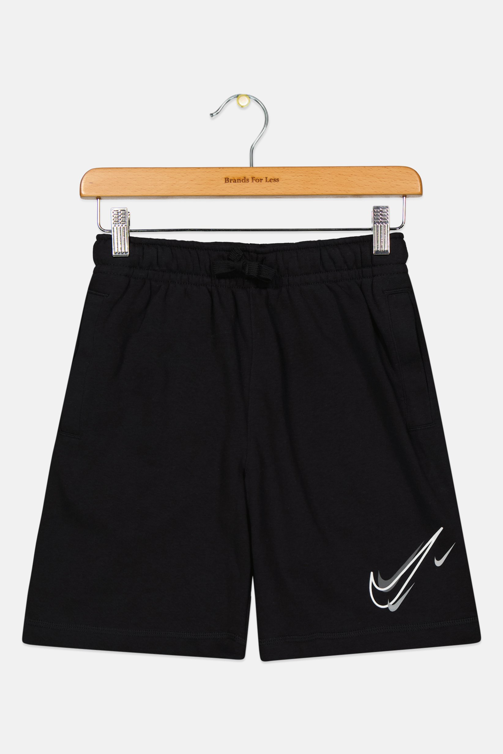 Kids Boys Sportswear Fit Training Shorts, Black