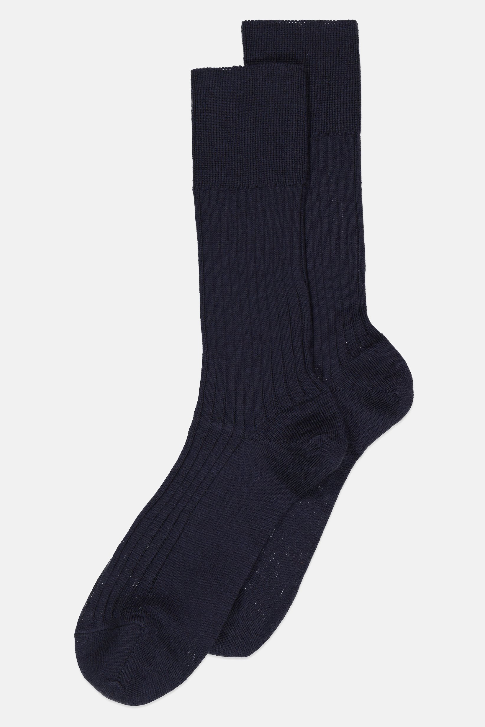 Men 1 Pair Textured Socks, Navy Blue