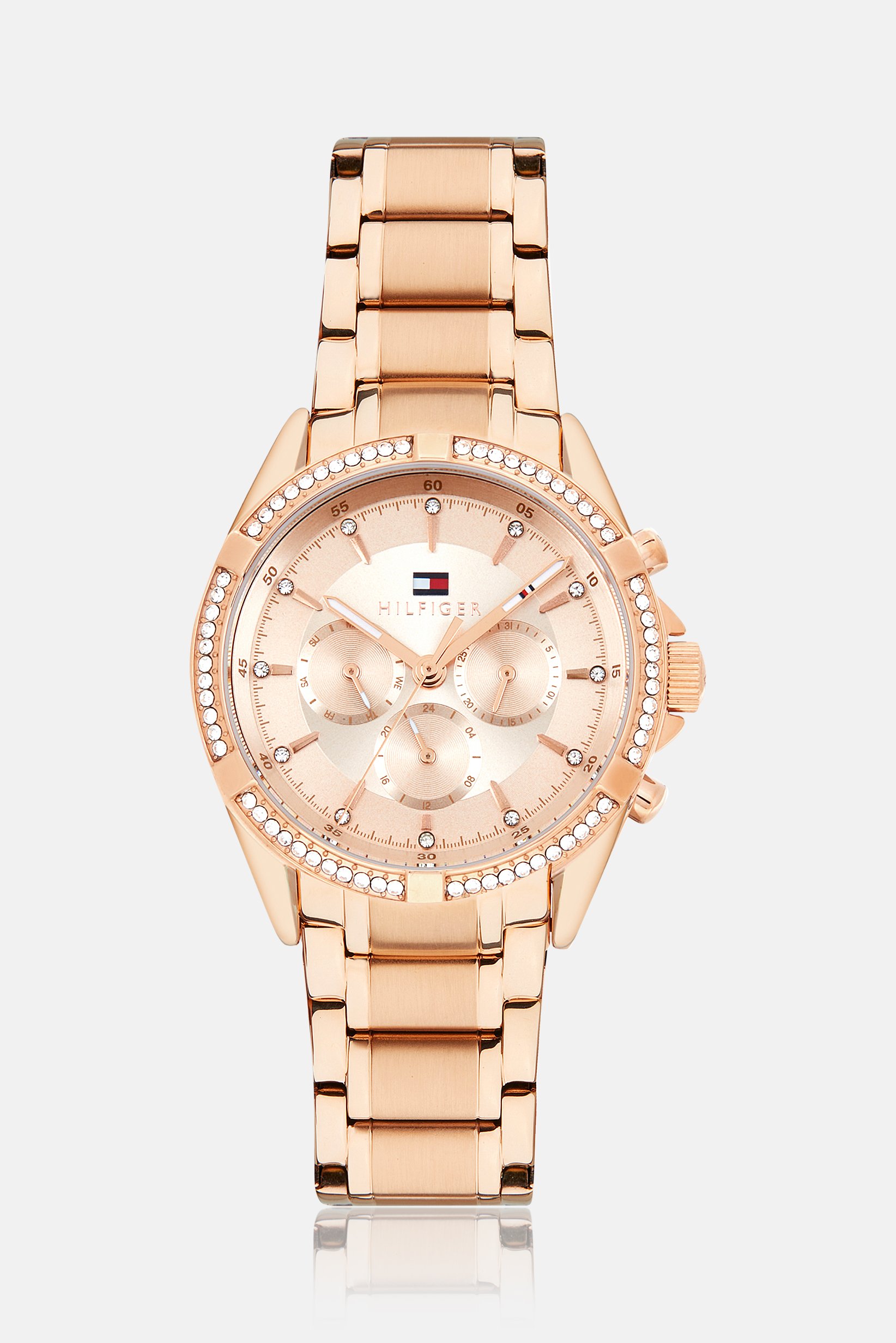 Buy Tommy Hilfiger Women 1782617 Stainless Steel Watch 40 mm, Rose Gold ...