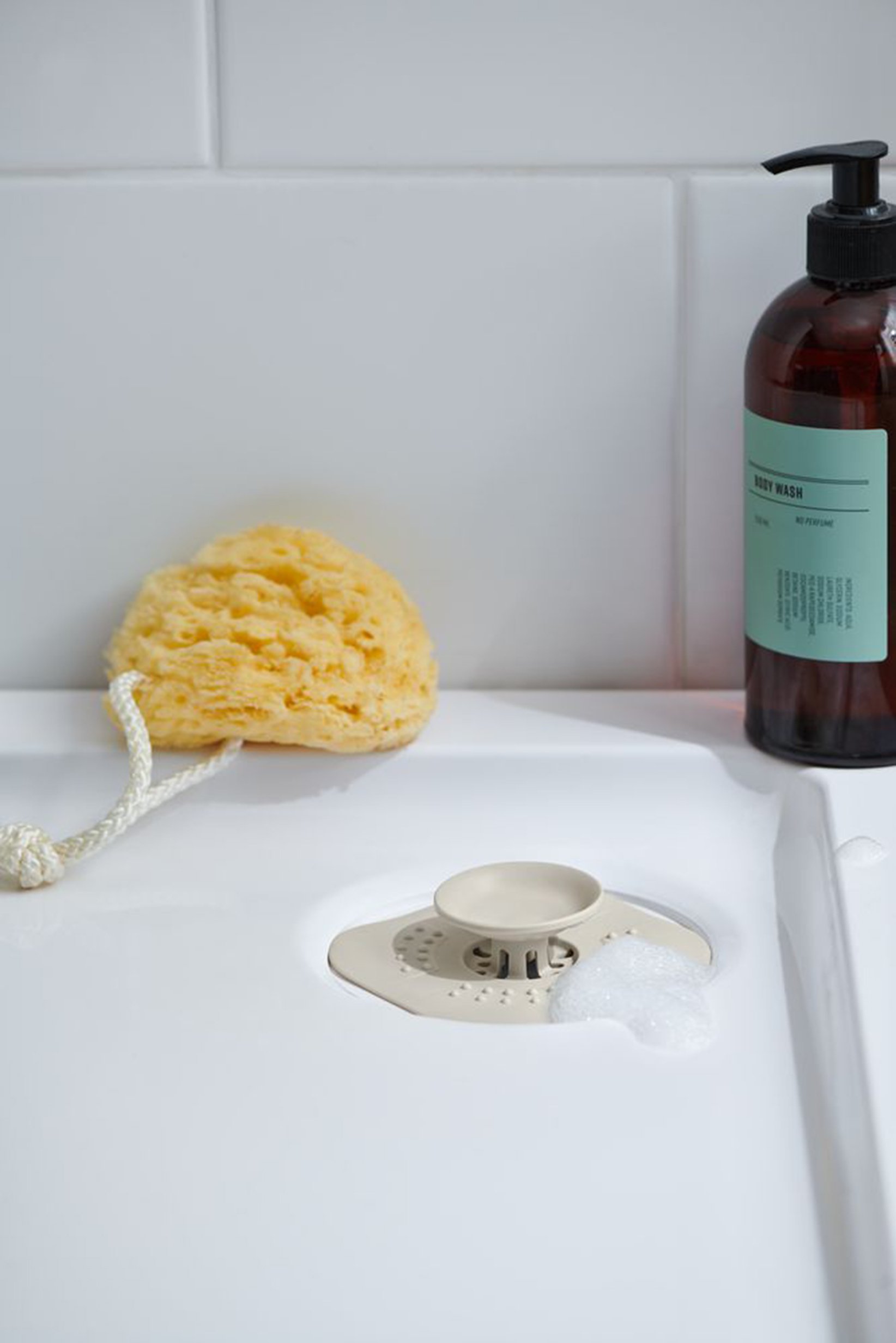 Sink Food Catcher Strainer Plug, Beige