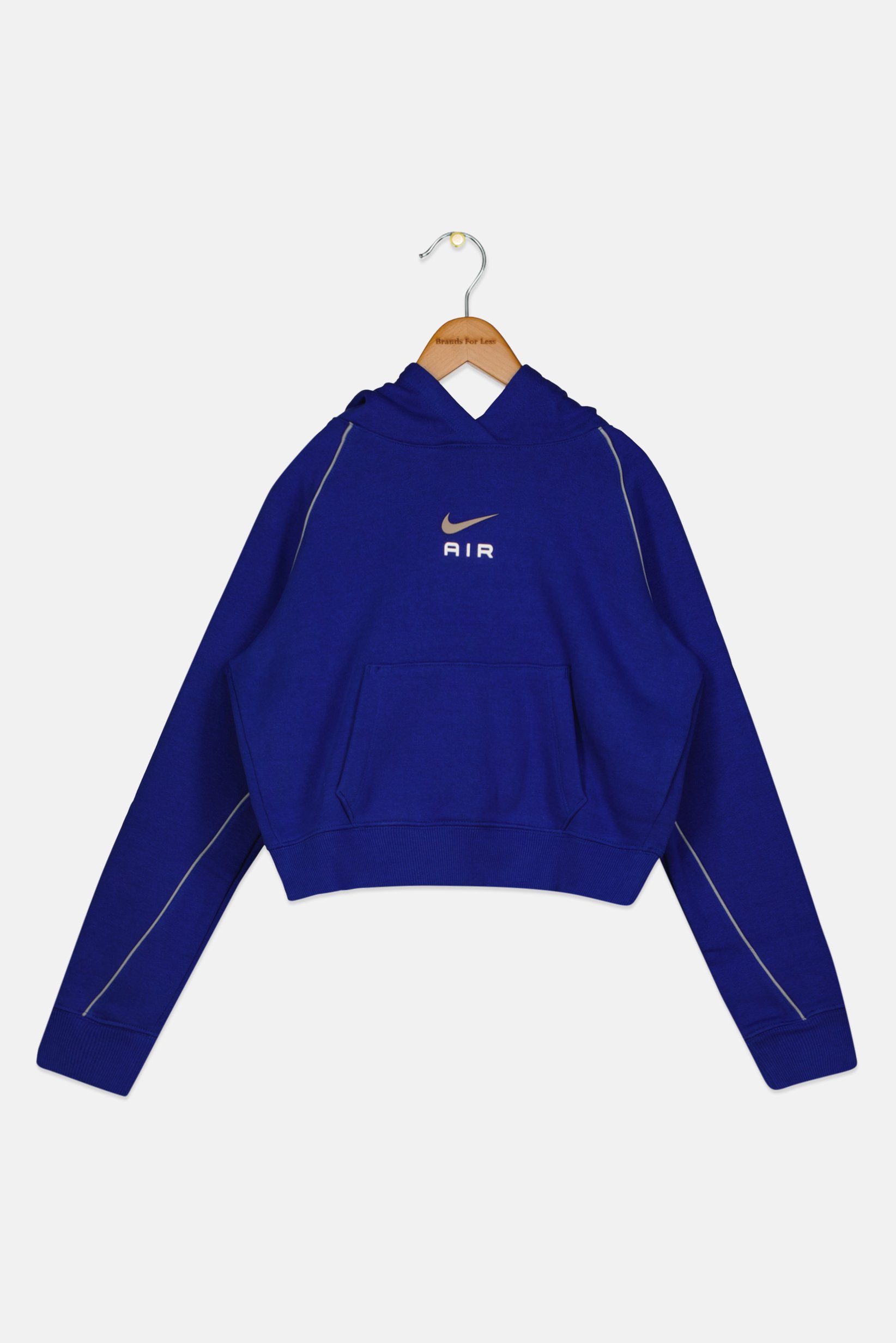 Kid Boy Brand Logo Hoodie, Blue