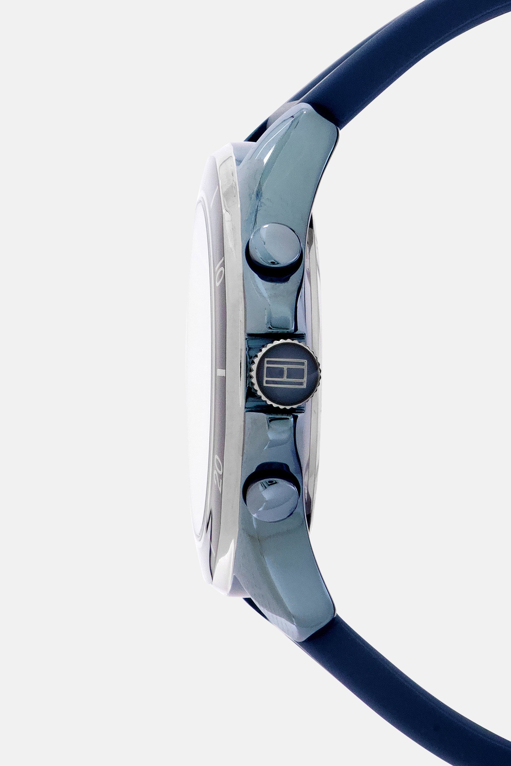 Buy Tommy Hilfiger Women 1782571 Silicone Round Watch 41mm, Blue Online ...
