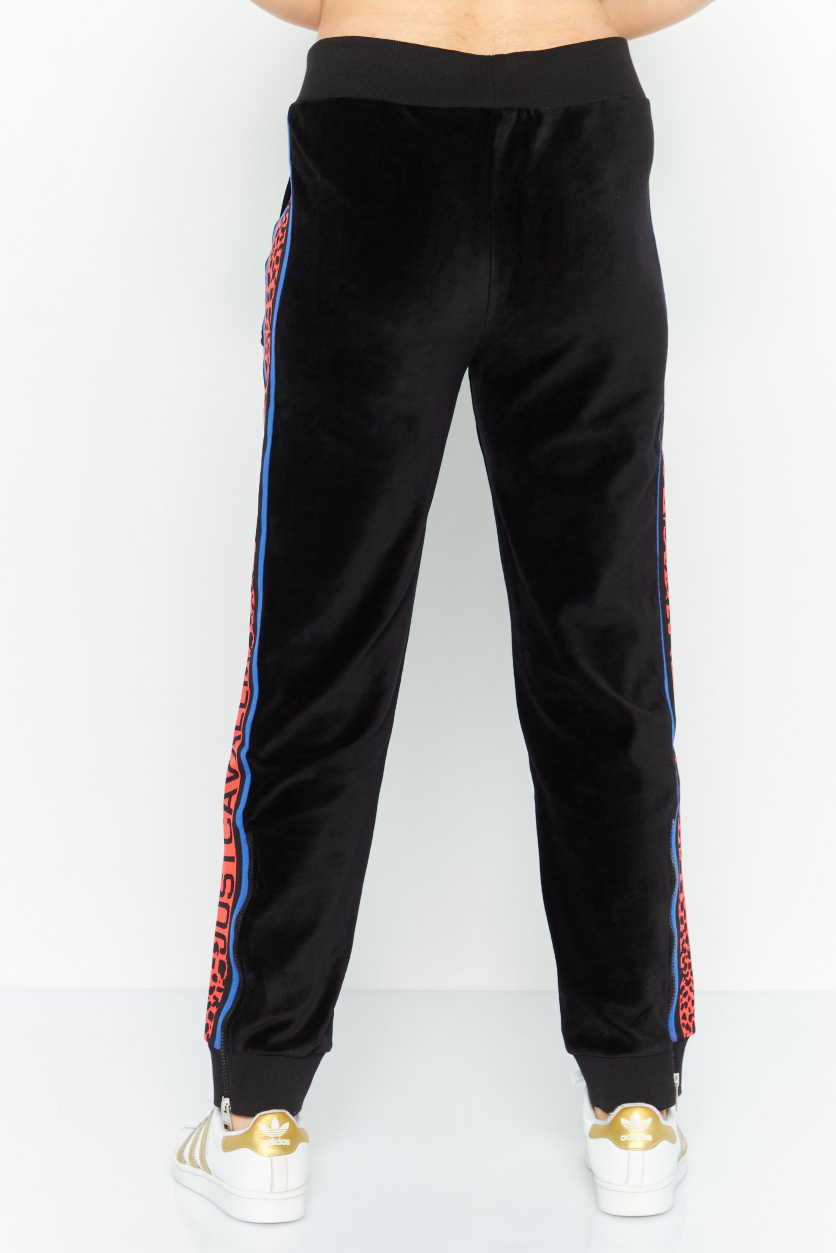 Women Regular Fit Textured Jogger Pants, Black