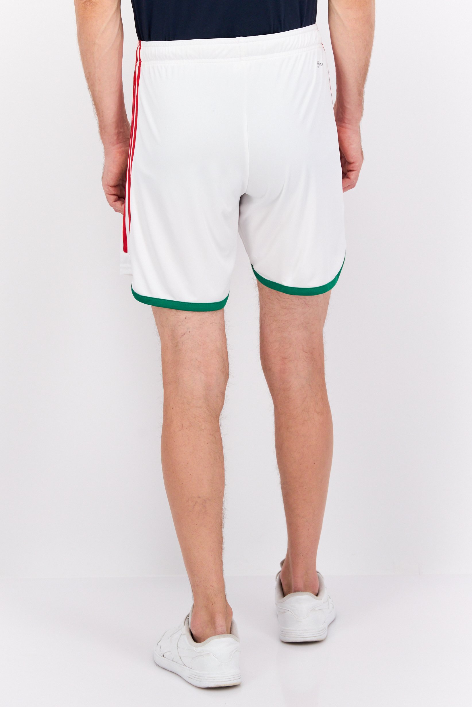 Men Sportswear Fit Embroidered Logo Football Shorts, White