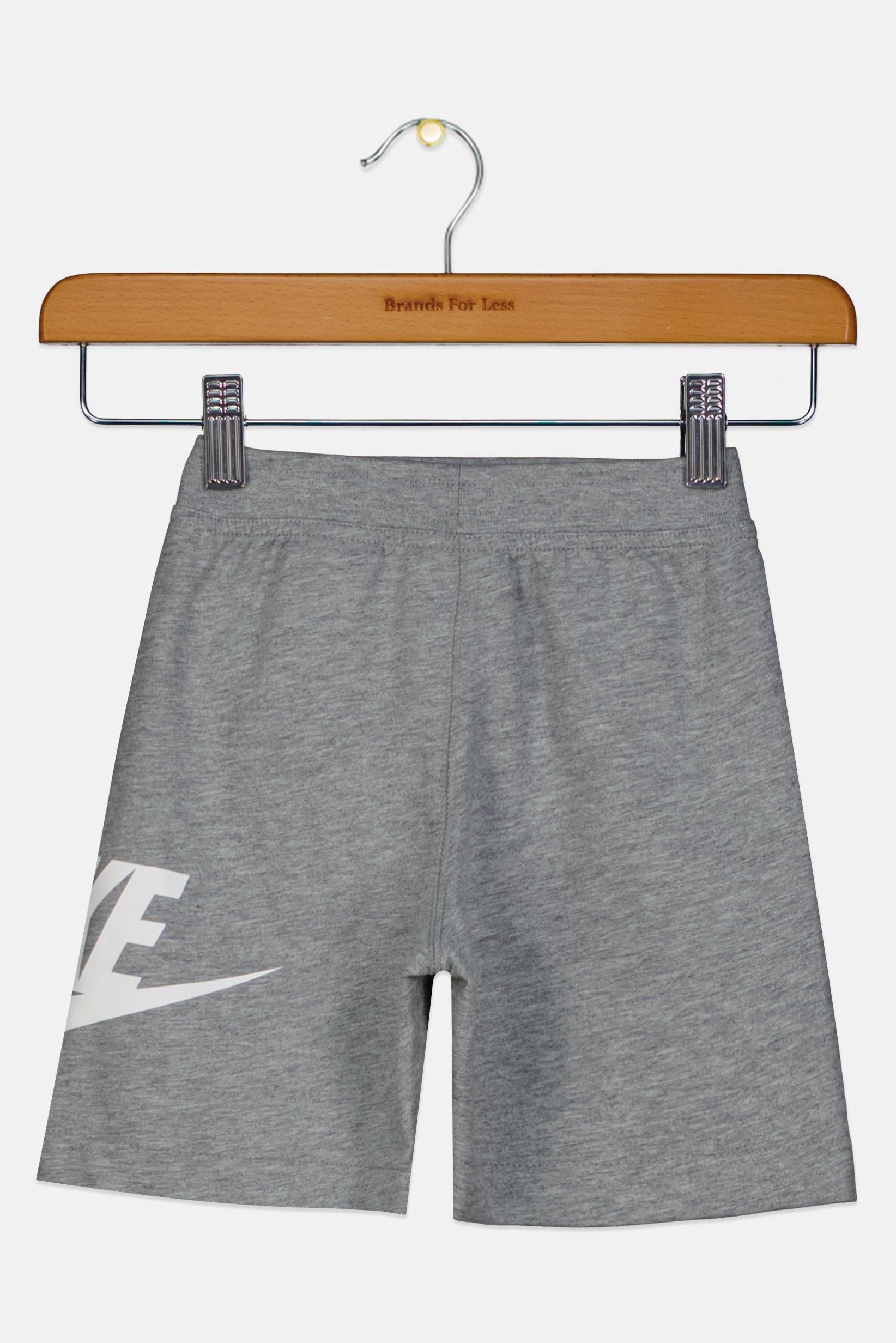 Toddlers Boy Brand Logo Shorts, Grey