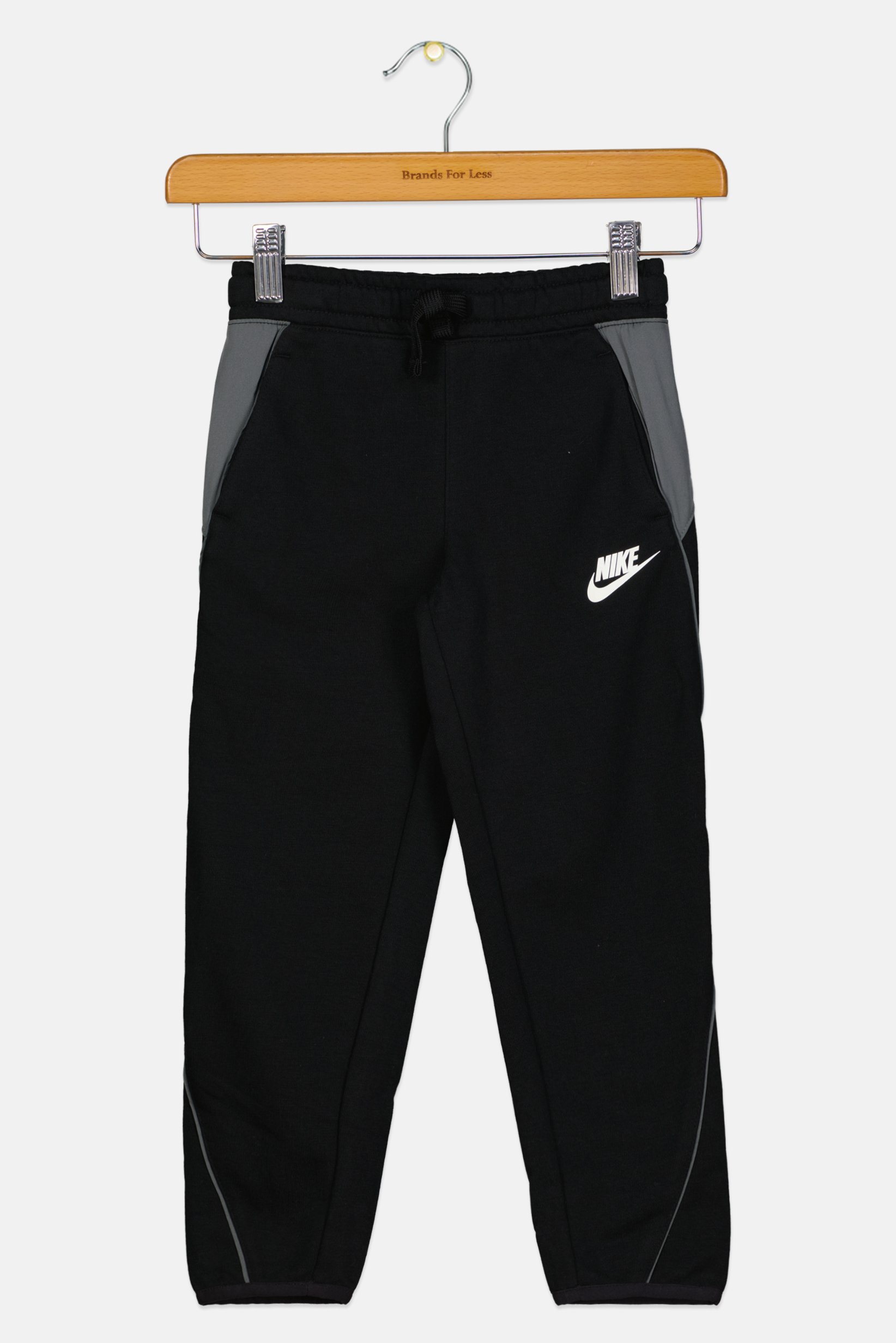 Kids Boy Sportswear Fit Outdoor Track Pants, Grey