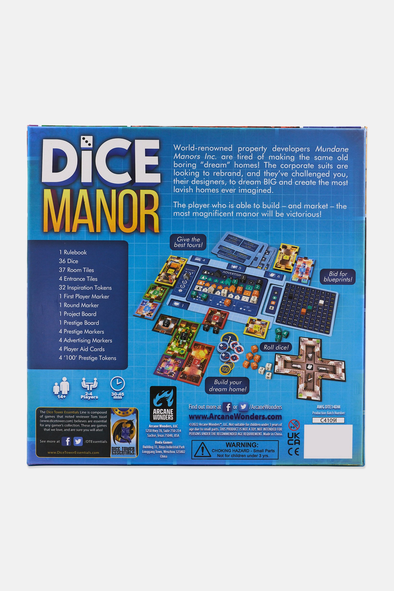 Dice Manor Board Game