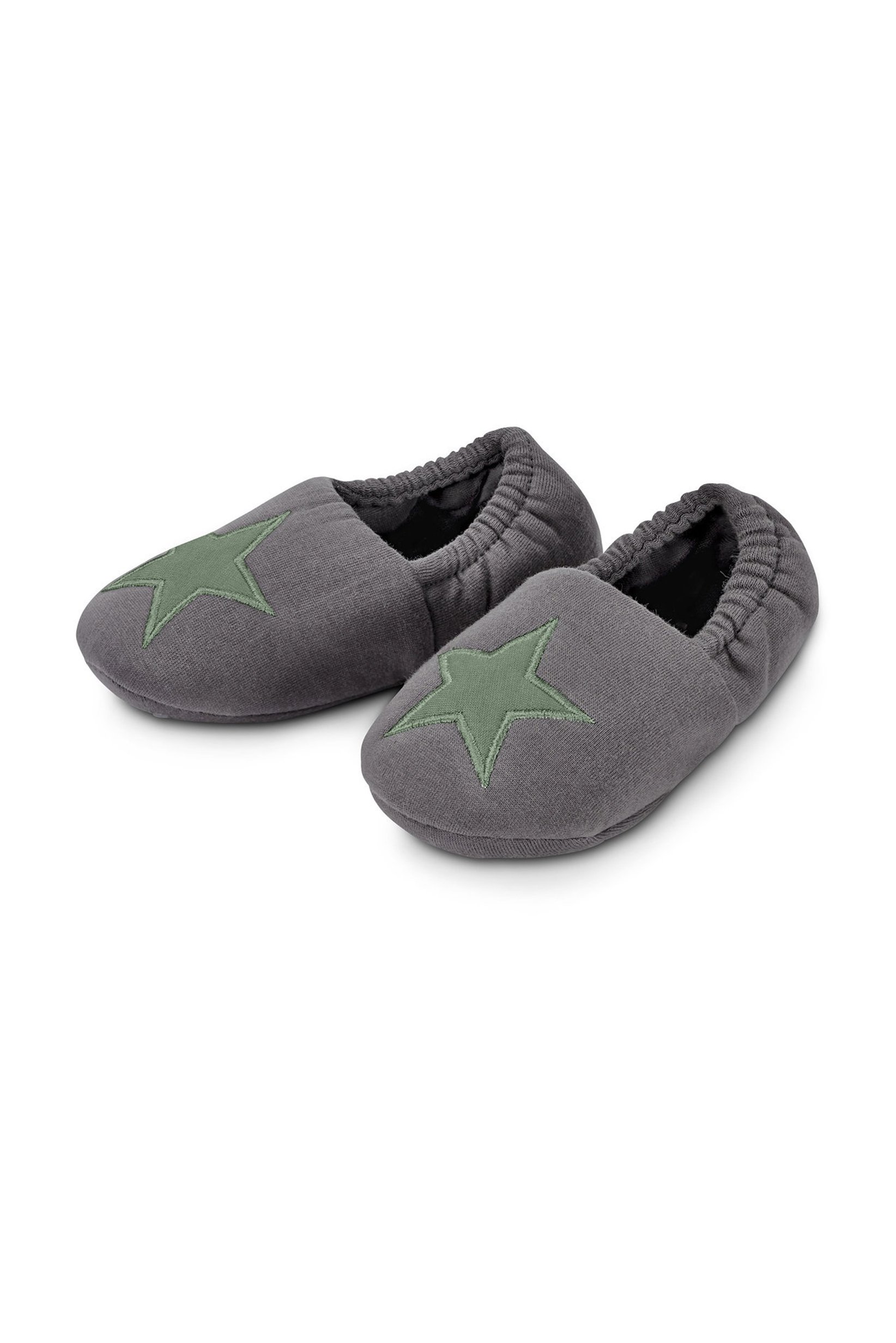 Toddlers Boy 2 Packs Plain And Embroidered Shoes, Grey