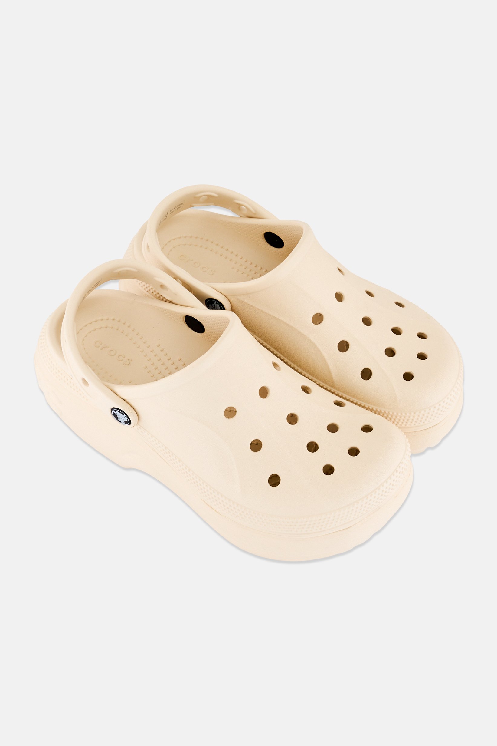 Buy Crocs Women Brand Logo Slingback Clogs, Beige Online | Brands For Less